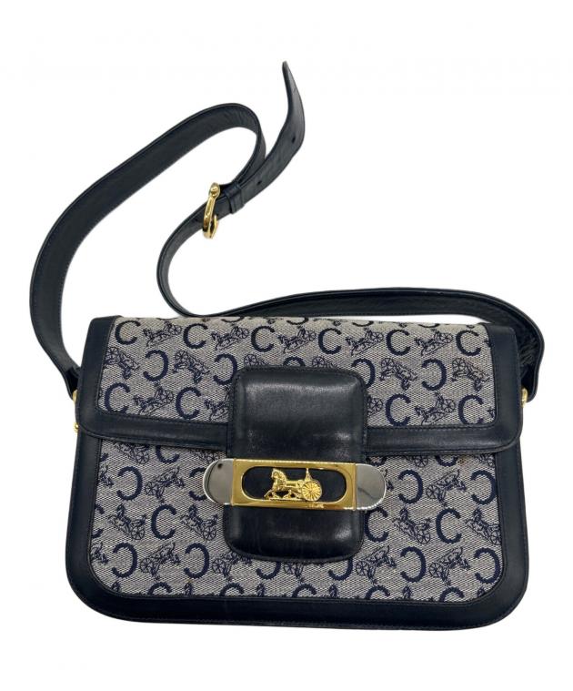 中古・古着通販】CELINE (セリーヌ) ショルダーバッグ ネイビー