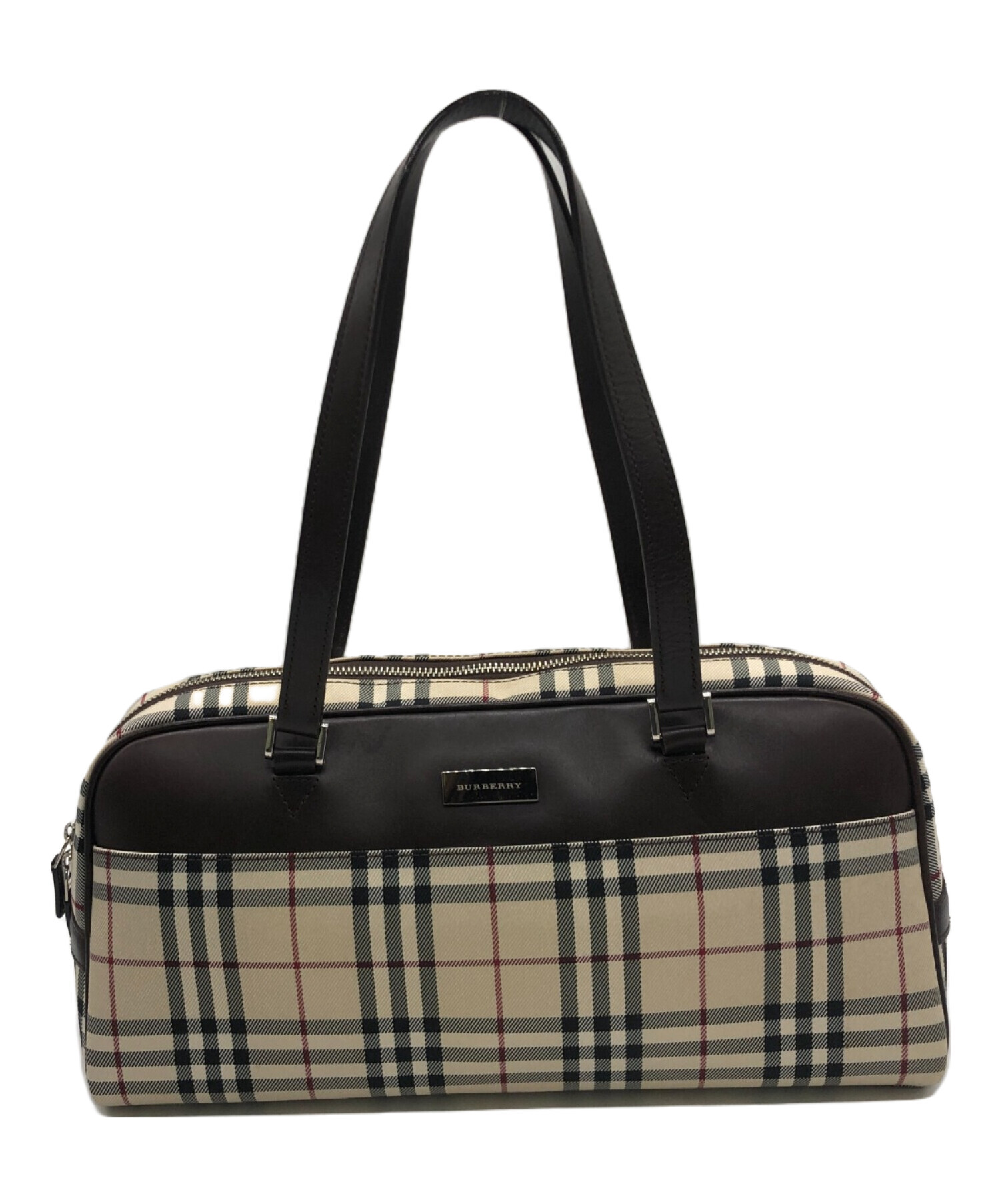 中古・古着通販】BURBERRY (バーバリー) ショルダーバッグ ベージュ 