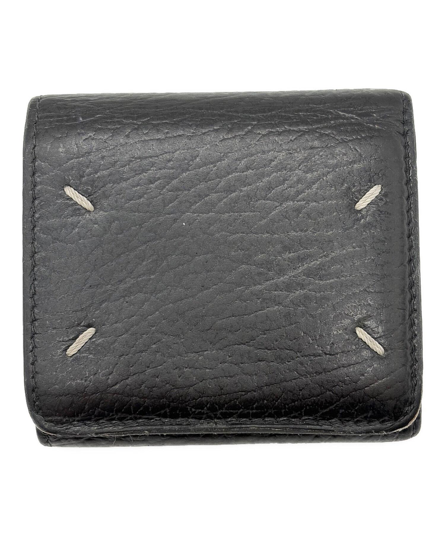 美品★Maison Margiela三つ折り財布 格安オンラインショップ Maison Margiela 三つ折り財布 黒 【公式通販】