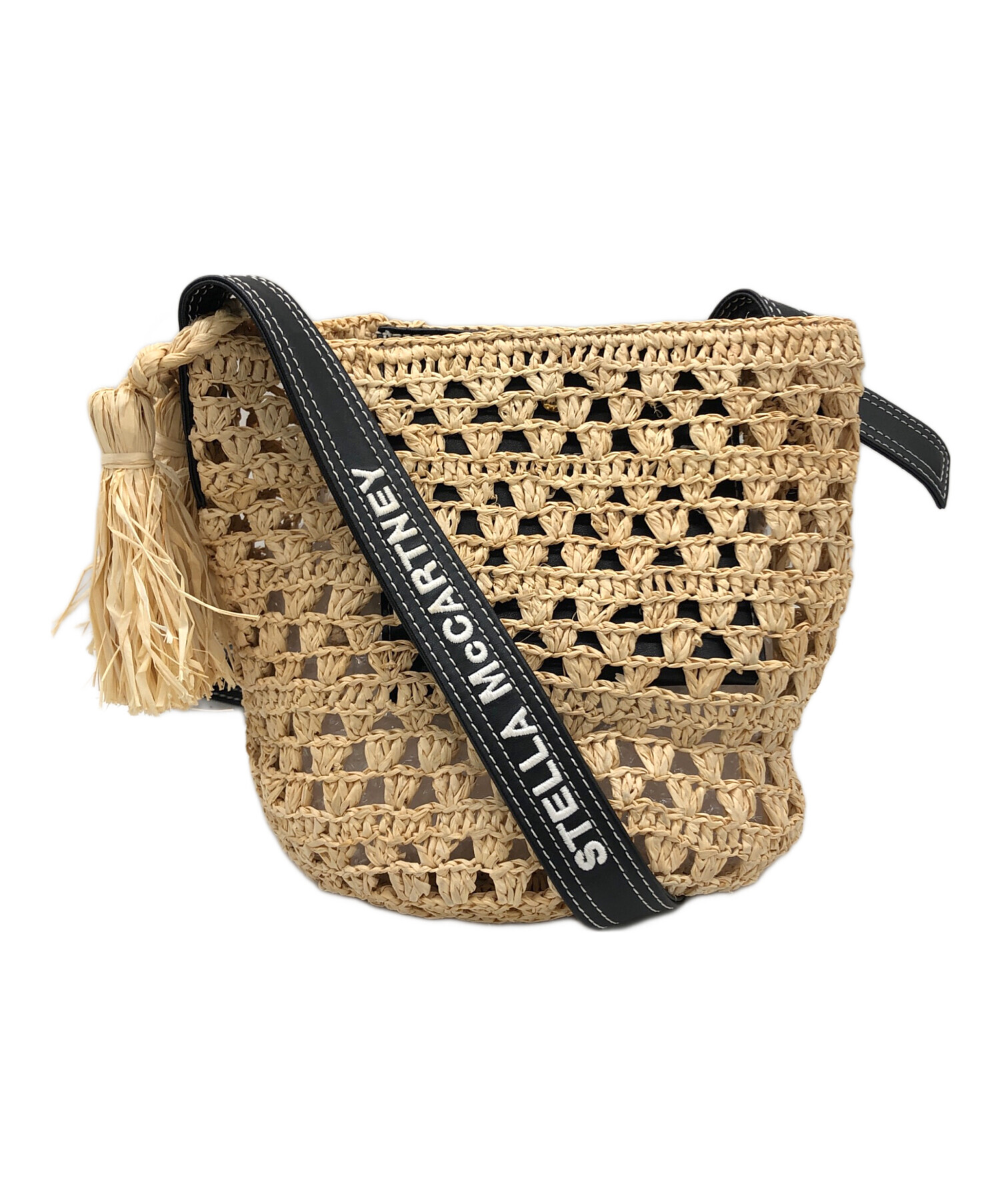 STELLA McCARTNEY ステラマッカートニー かごバッグ - ベージュ 【古着】【中古】 Stella McCartney - STELLA McCARTNEY ステラマッカートニー かご
