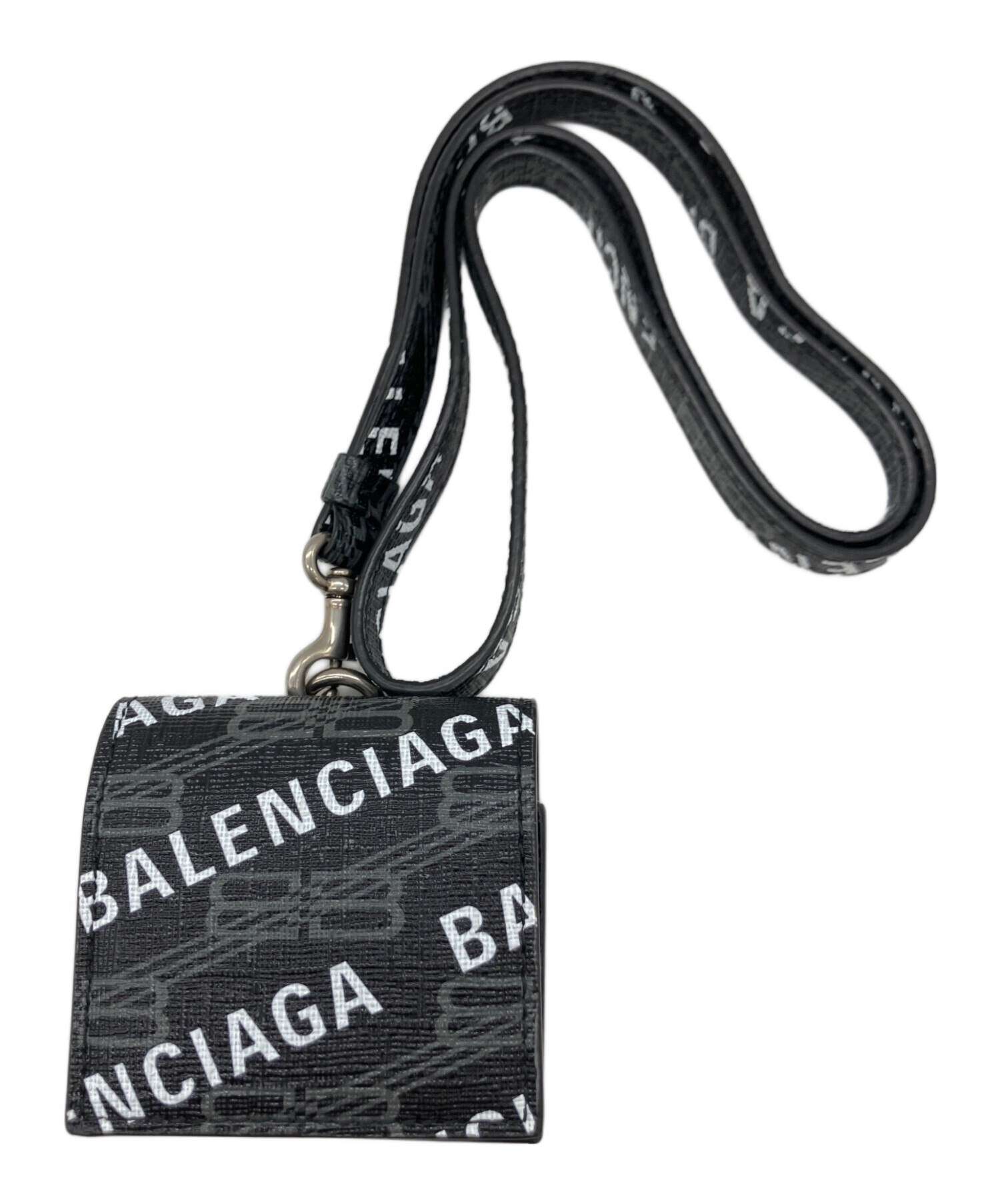 最終値下げ新品未使用品バレンシアガ 702589 ストラップ付 イヤホン ケース 中古・古着通販】BALENCIAGA (バレンシアガ) イヤホンケース ブラック