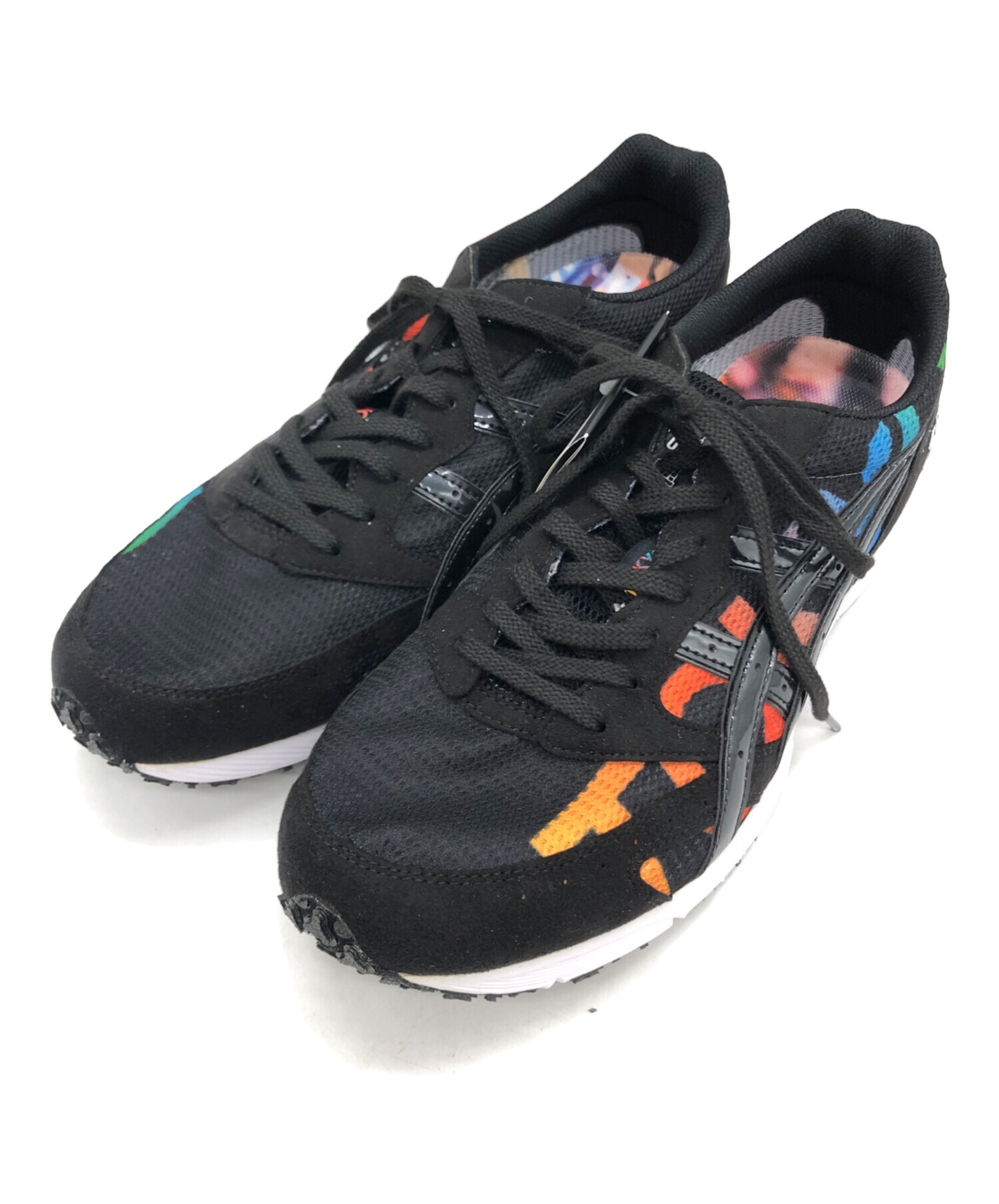 中古・古着通販】asics (アシックス) ランニングシューズ ブラック