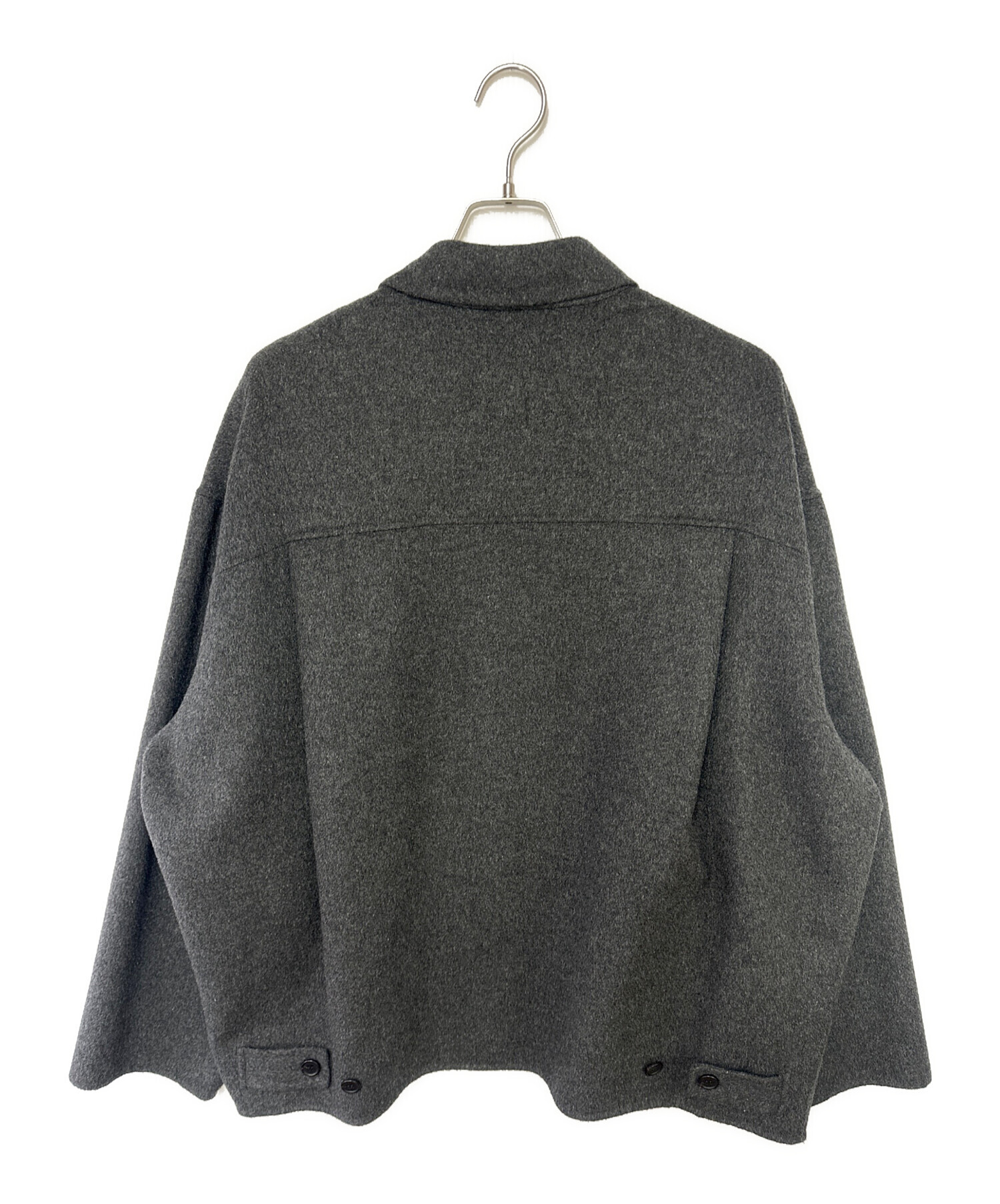 中古・古着通販】ORCIVAL (オーシバル) ウールジップジャケット グレー