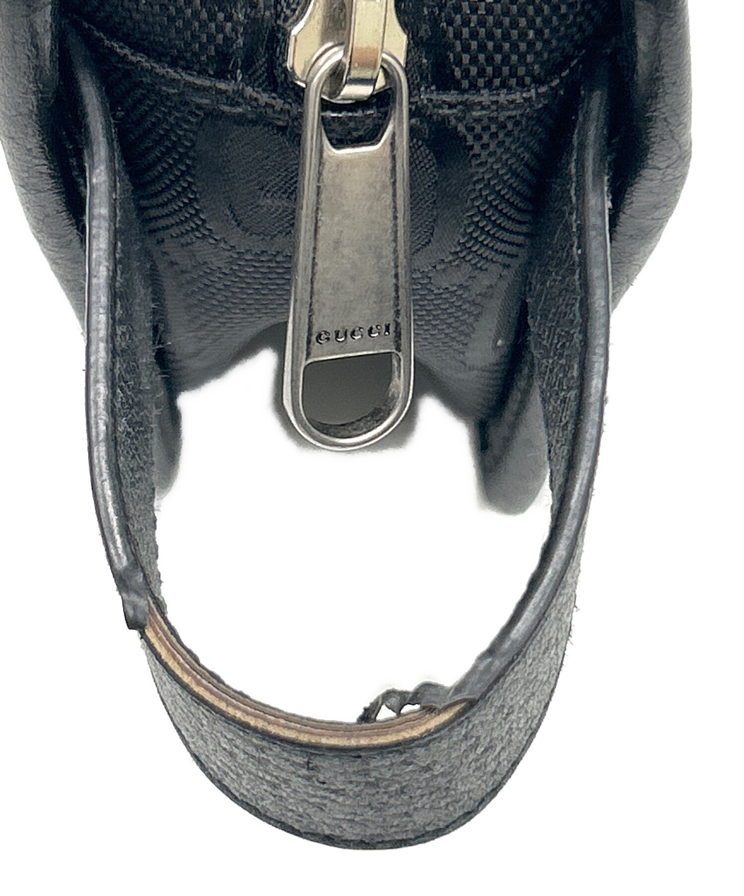 中古・古着通販】GUCCI (グッチ) セカンドバッグ ブラック｜ブランド