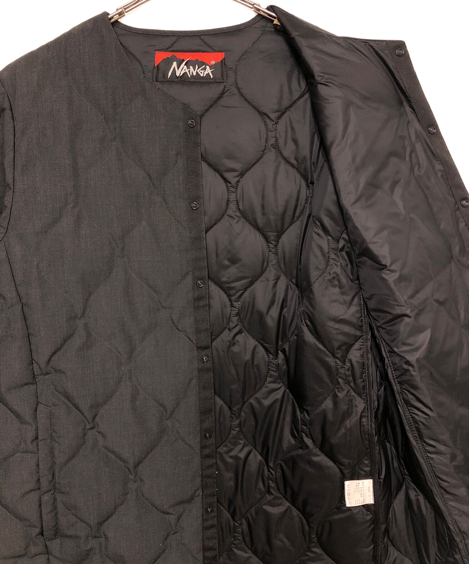 中古・古着通販】NANGA (ナンガ) 焚火キルトダウンカーディガン 