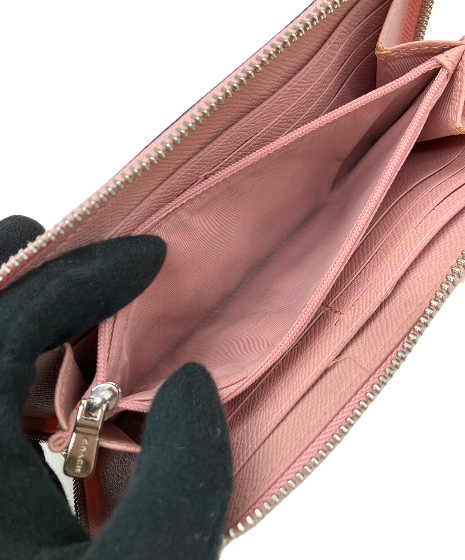 きなこ　新品未使用☆コーチ☆ レザー長財布 F54007 ブラウン系 COACH - きなこ様専用 新品未使用☆コーチ☆ レザー長財布 F54007