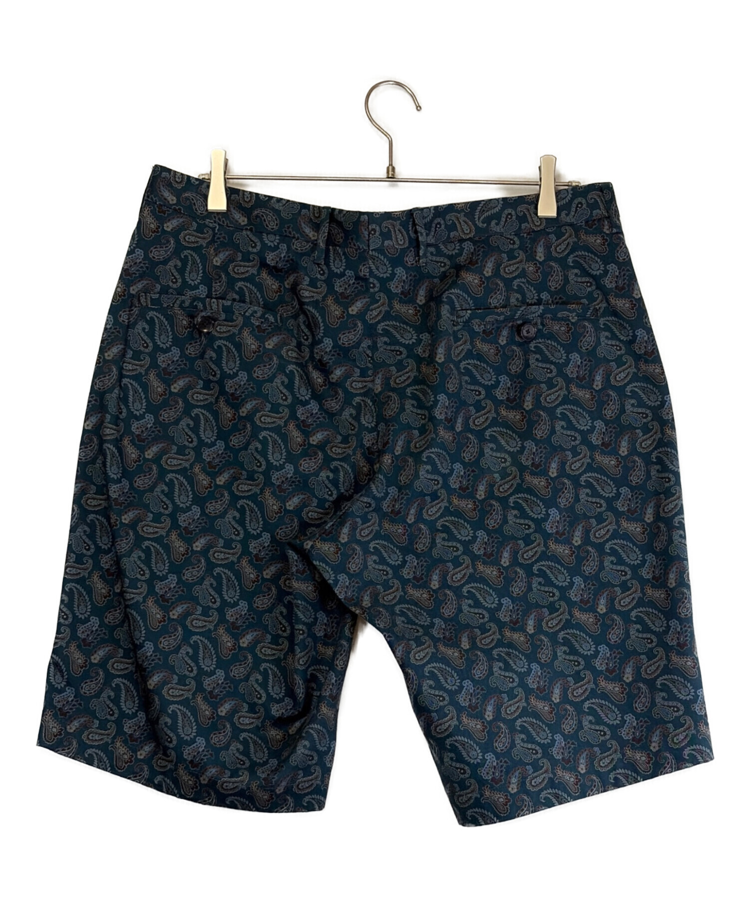 ETRO エトロ ペイズリー柄 ショートパンツ ハーフパンツ 中古・古着通販】ETRO (エトロ) ハーフパンツ ネイビー サイズ:SIZE