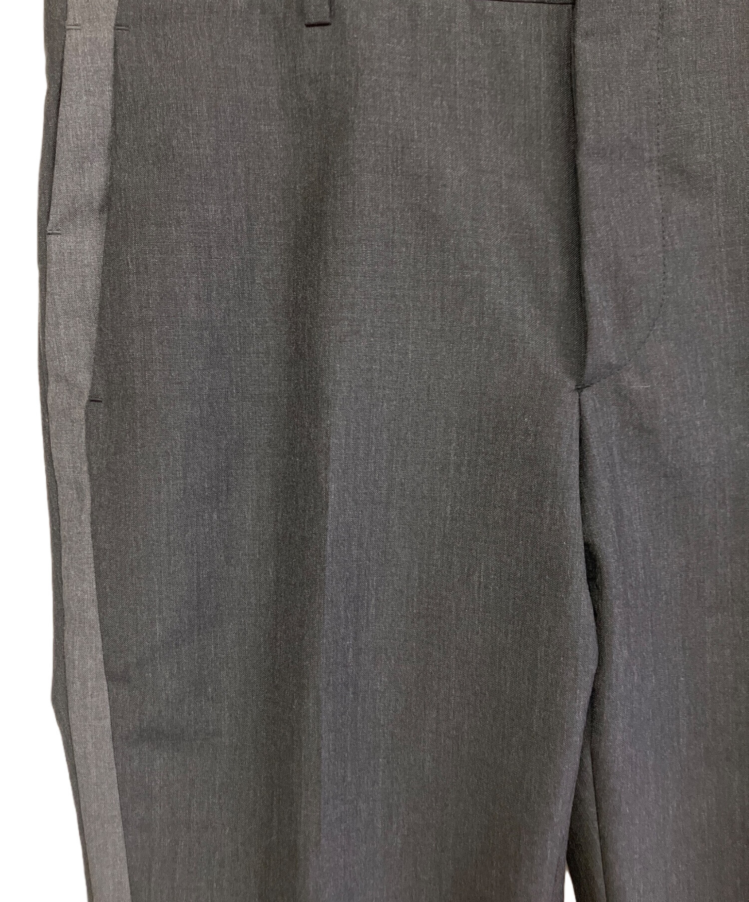 PRADA スラックス グレー 40 中古・古着通販】PRADA (プラダ) スラックス グレー サイズ:SIZE 50（L