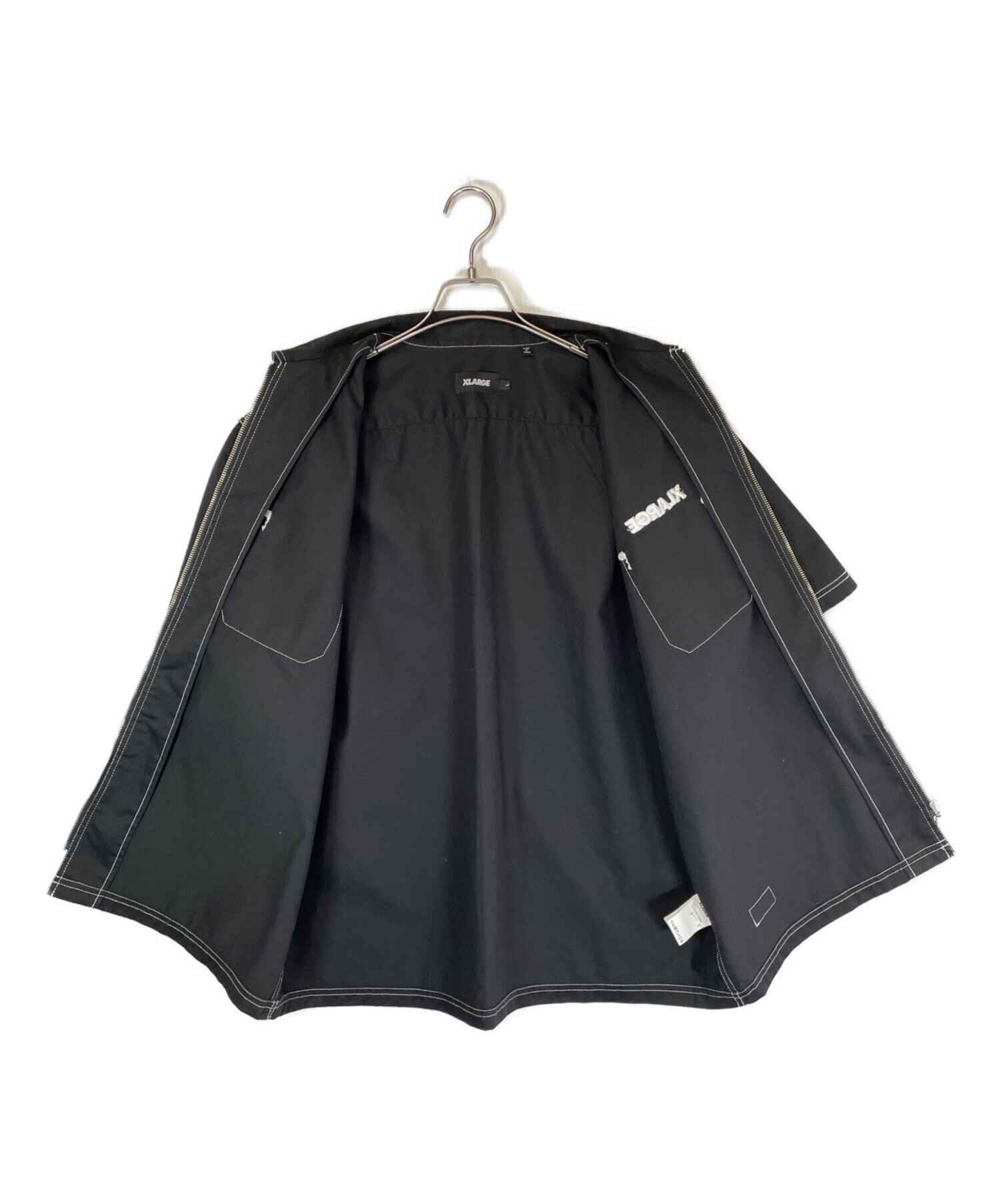 中古・古着通販】X-LARGE (エクストララージ) 半袖シャツ ブラック