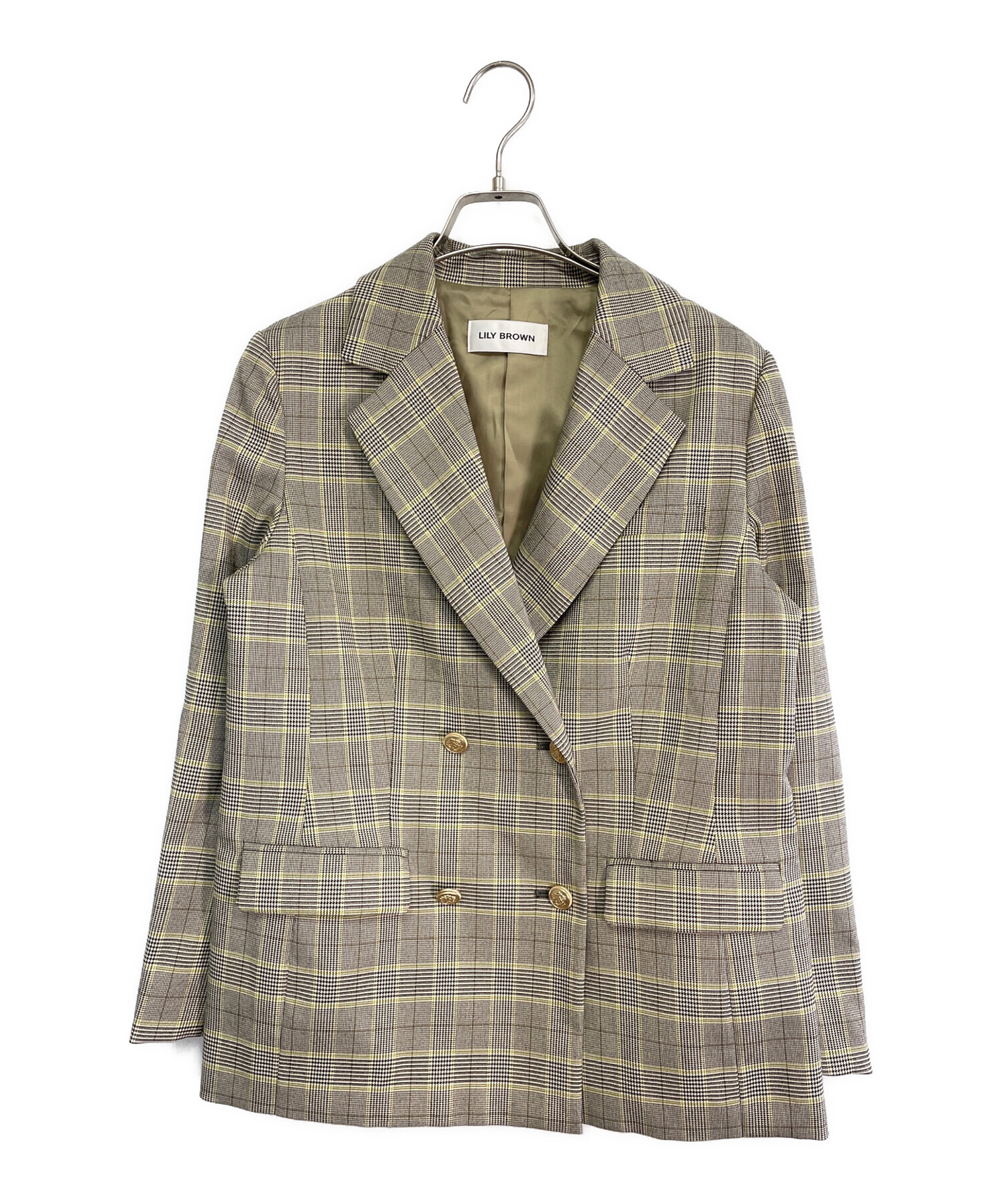 中古・古着通販】Lily Brown (リリーブラウン) ダブルブレストブレザー 