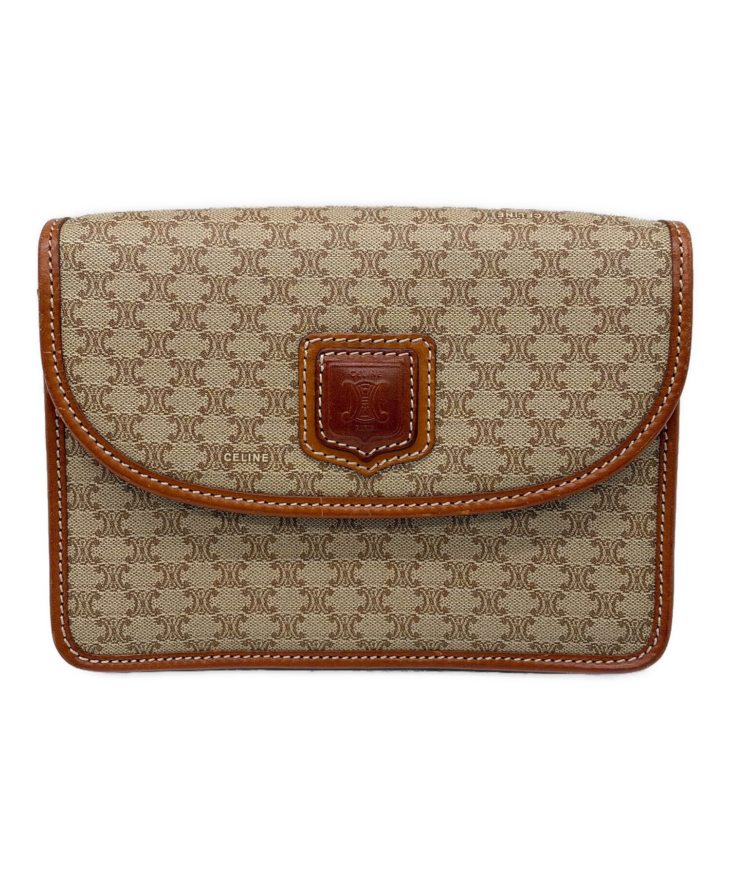 中古・古着通販】CELINE (セリーヌ) ショルダーバッグ ブラウン