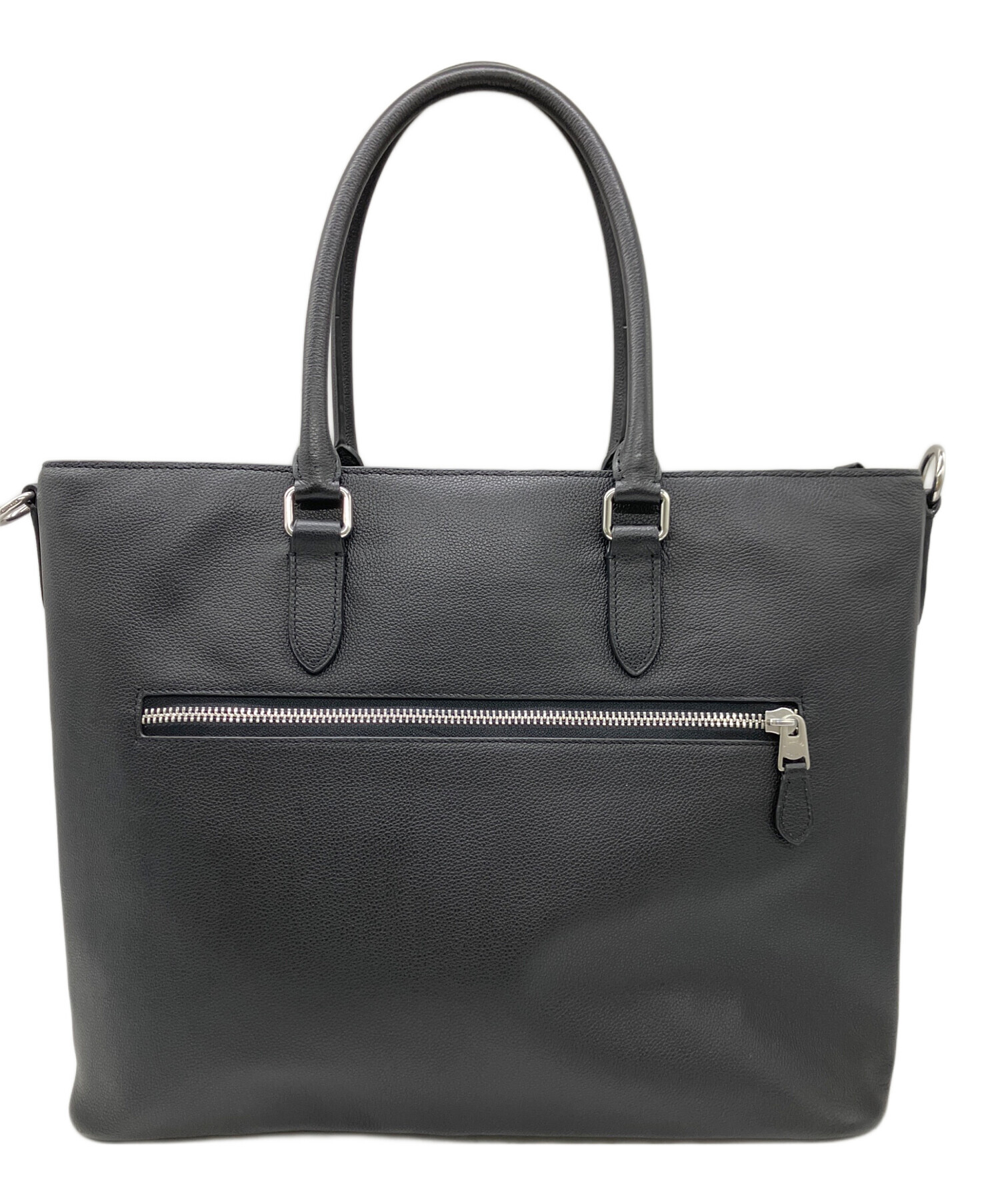 中古・古着通販】COACH (コーチ) 2WAYトートバッグ ブラック｜ブランド 