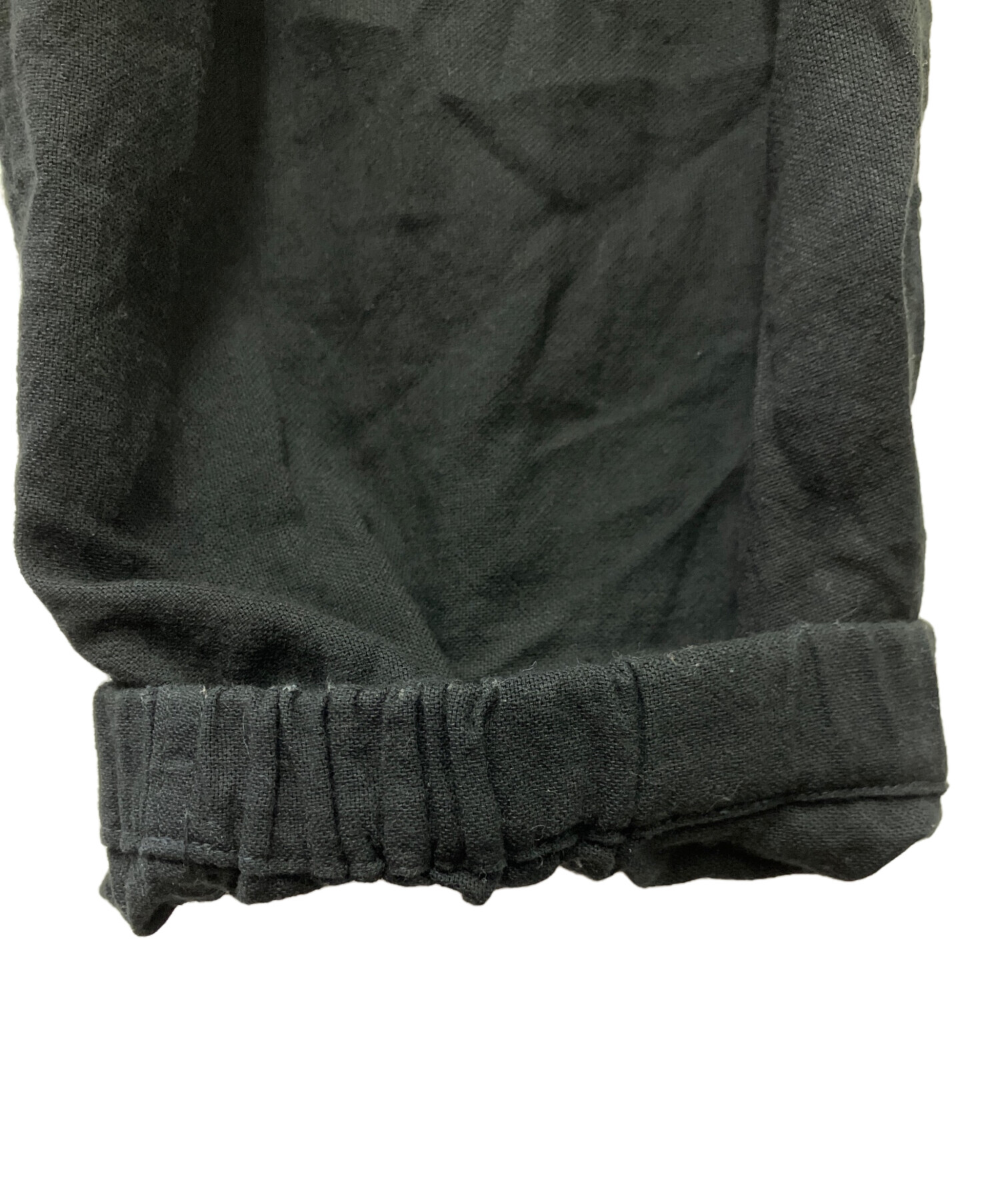 中古・古着通販】COMOLI (コモリ) 空紡オックス カーゴパンツ ブラック