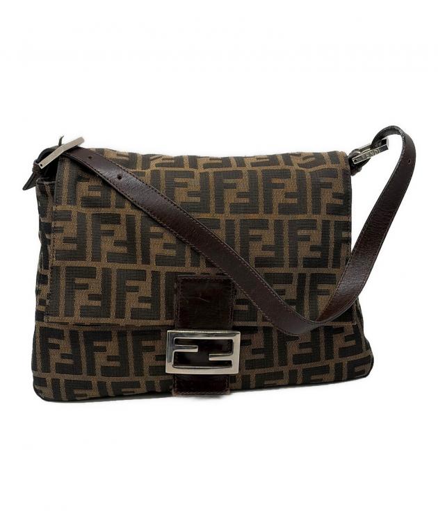 中古・古着通販】FENDI (フェンディ) ショルダーバッグ ブラウン
