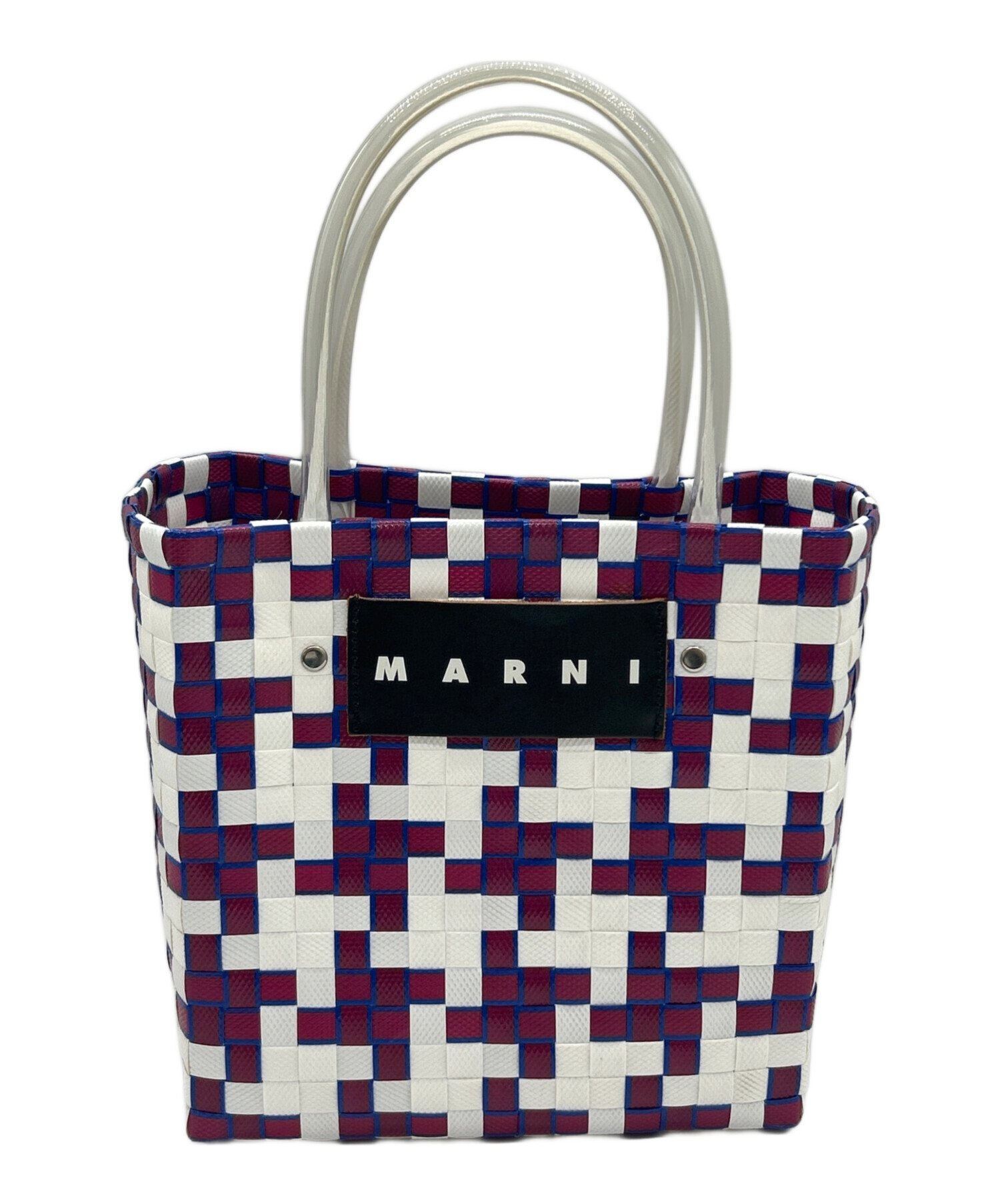 【レア＆美品】MARNI MARKET カゴバッグ パープル　　正規品 パープル MARNI MARKET ミニ バスケットバッグ | Marni