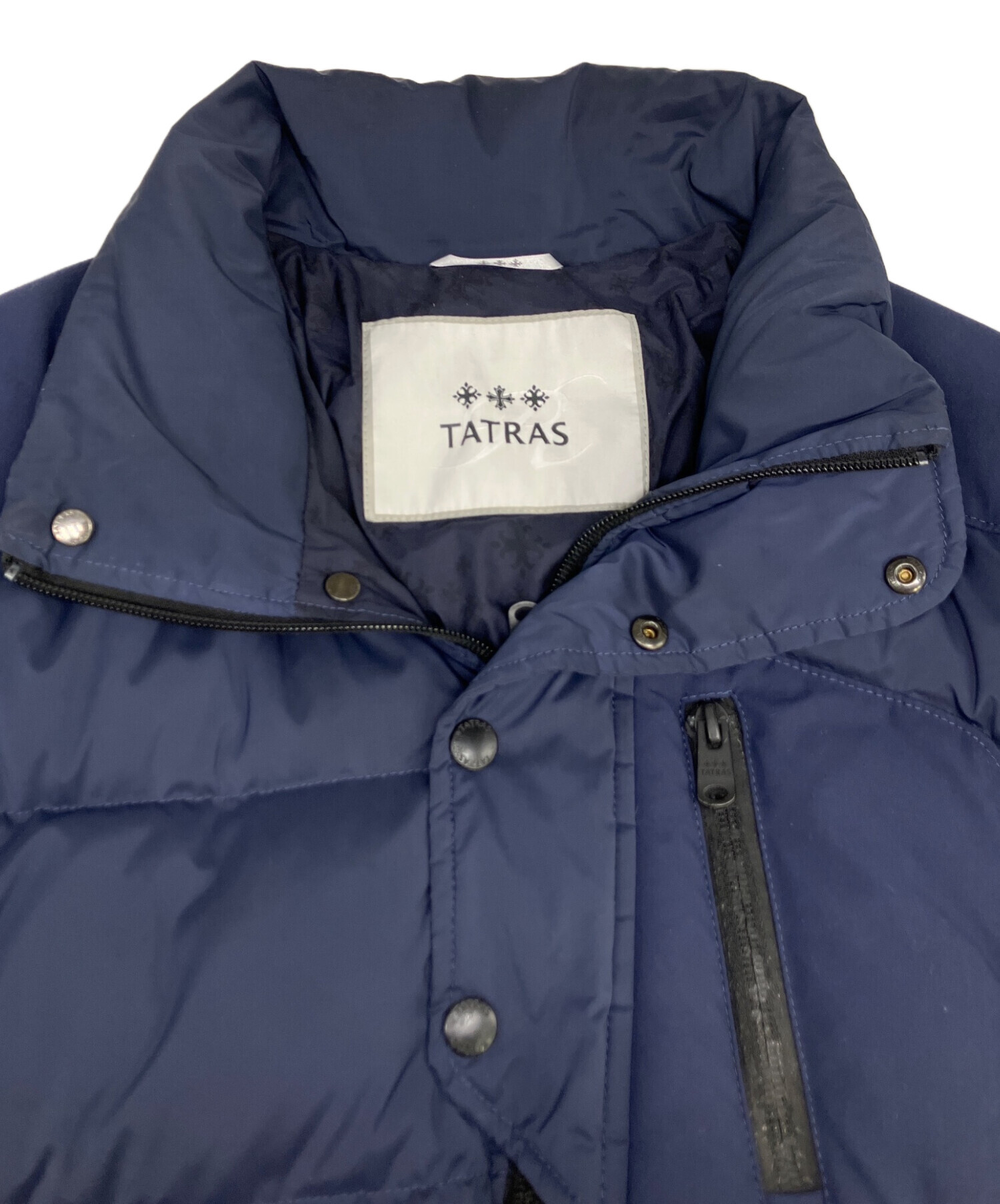 YuuFukuhara様【専用】TATRASBLEGGIO異素材ダウ【ネイビー】 本物ファッション - YuuFukuhara様【専用】TATRASBLEGGIO異素材ダウ