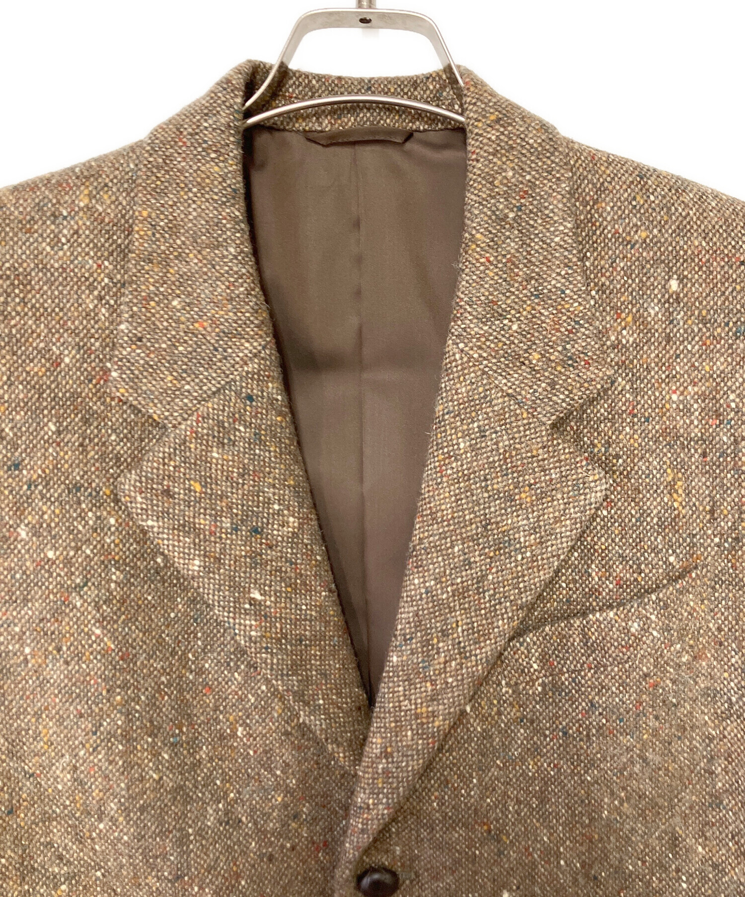 Terry Mugler ブラウン テーラードジャケット 11号　グレー　古着 Terry Mugler ブラウン テーラードジャケット 11号 グレー 古着 中古