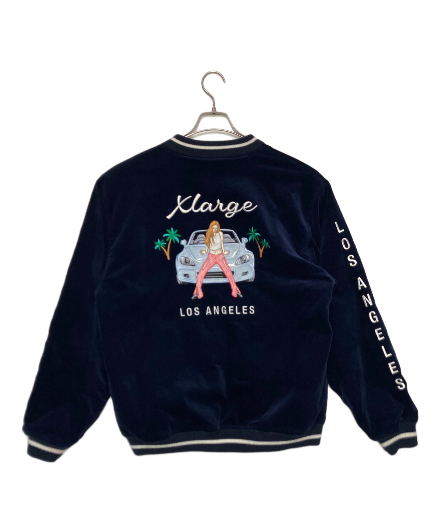 中古・古着通販】X-LARGE (エクストララージ) スカジャン ネイビー