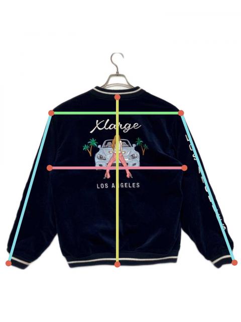 中古・古着通販】X-LARGE (エクストララージ) スカジャン ネイビー