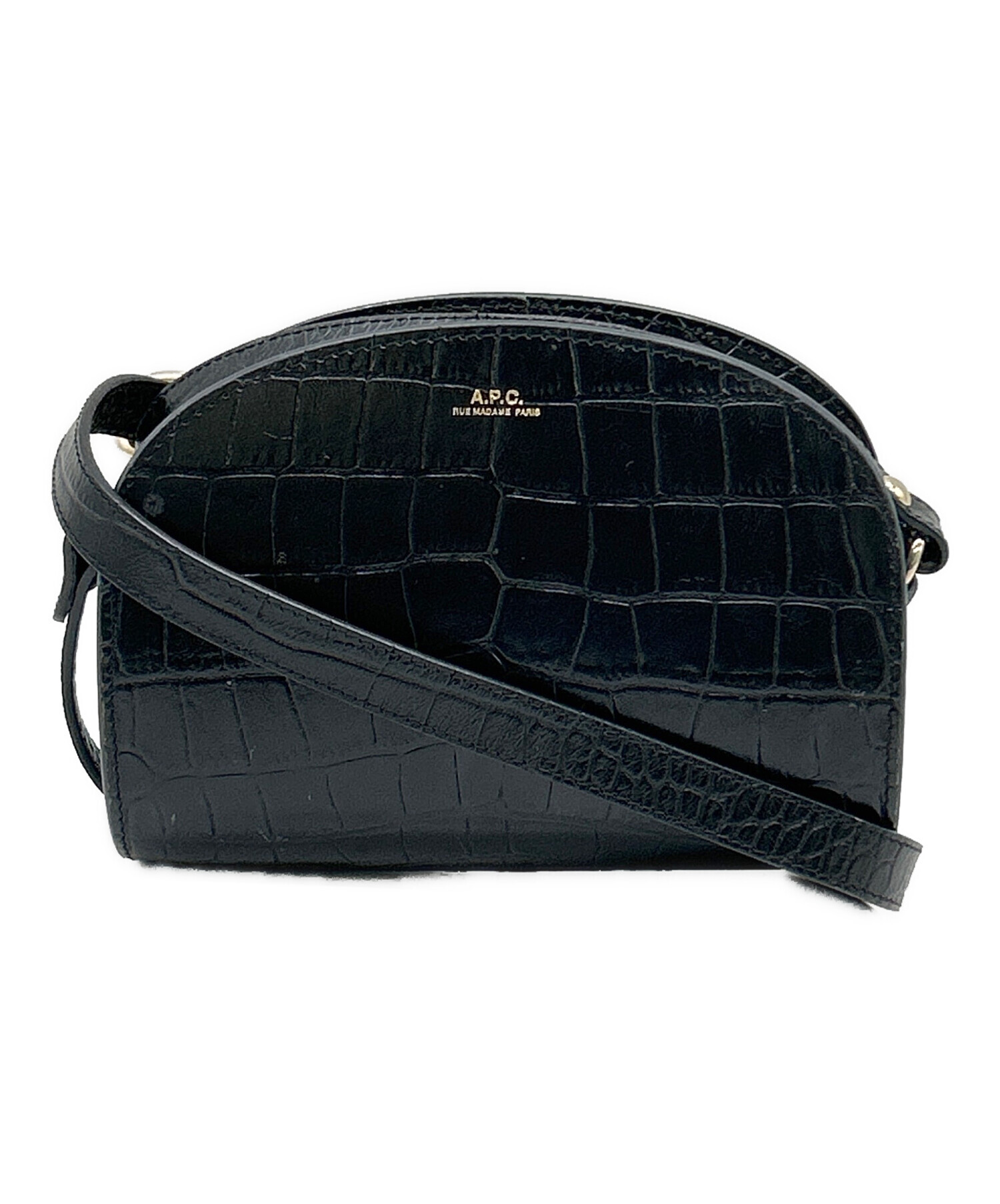 中古・古着通販】A.P.C. (アーペーセー) ショルダーバッグ ブラック