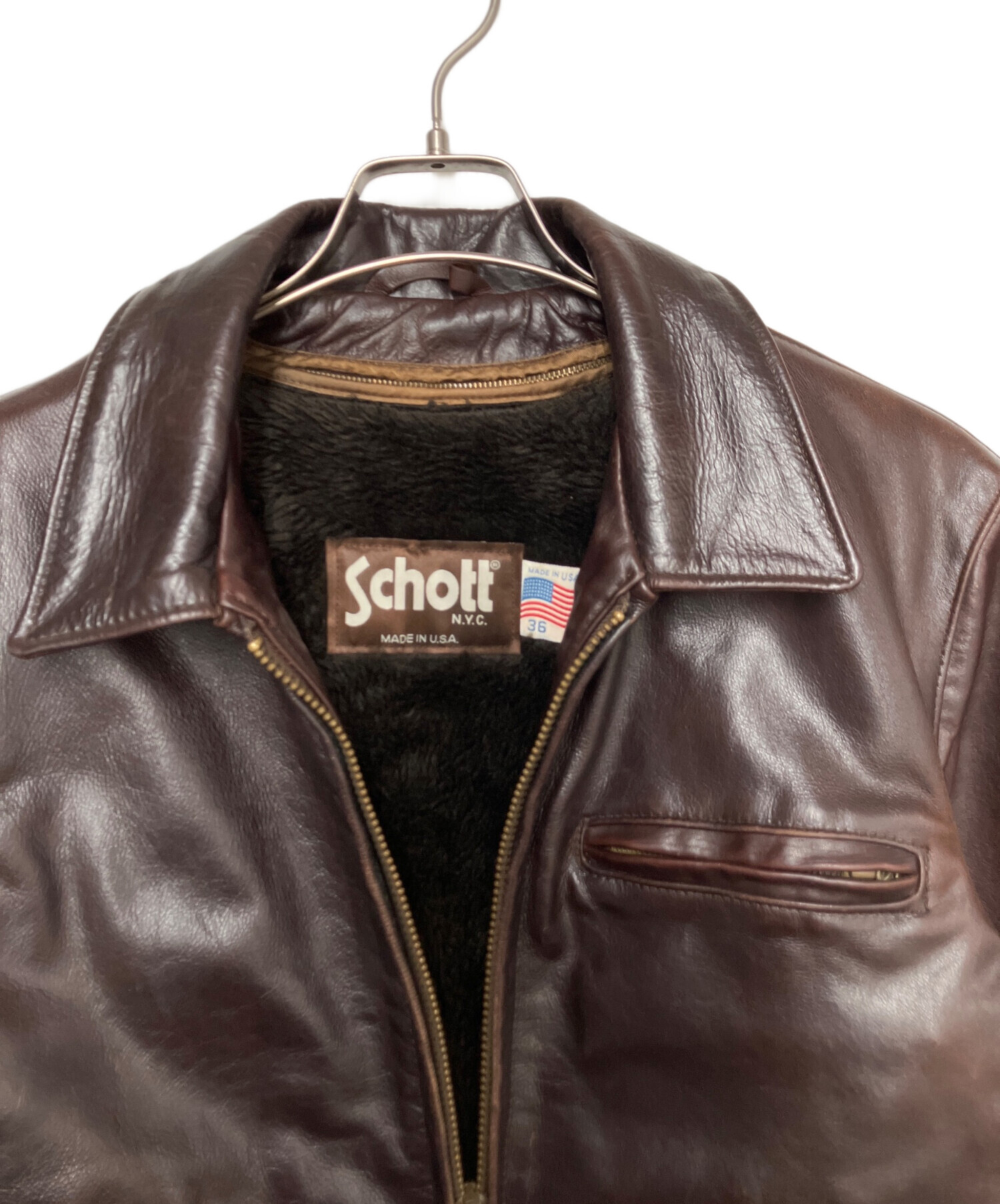 中古・古着通販】SCHOTT BROS. (ショットブロス) レザージャケット