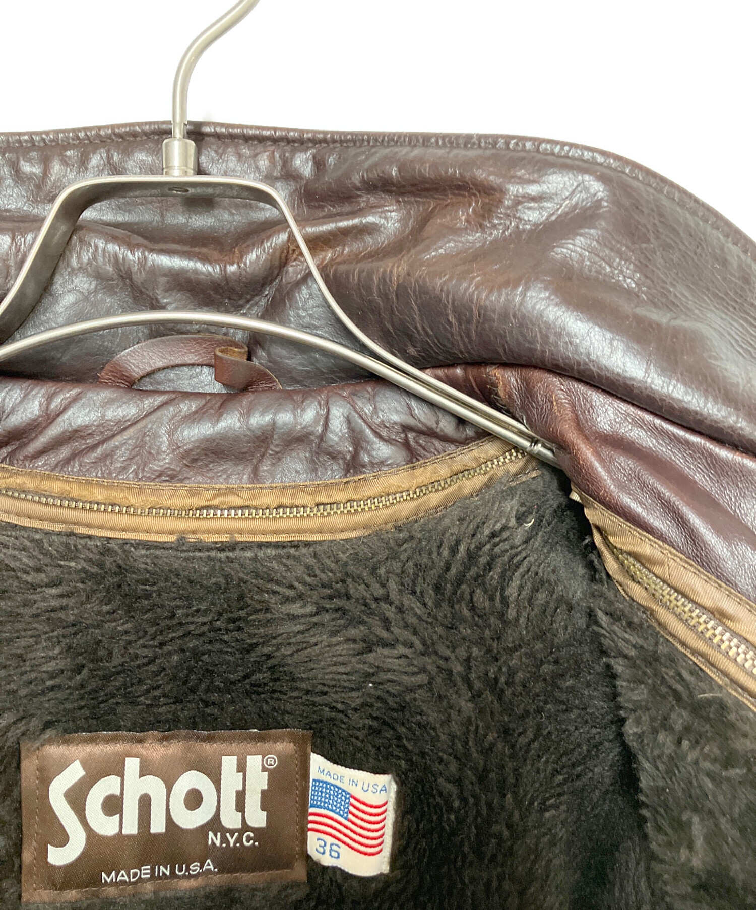 中古・古着通販】SCHOTT BROS. (ショットブロス) レザージャケット