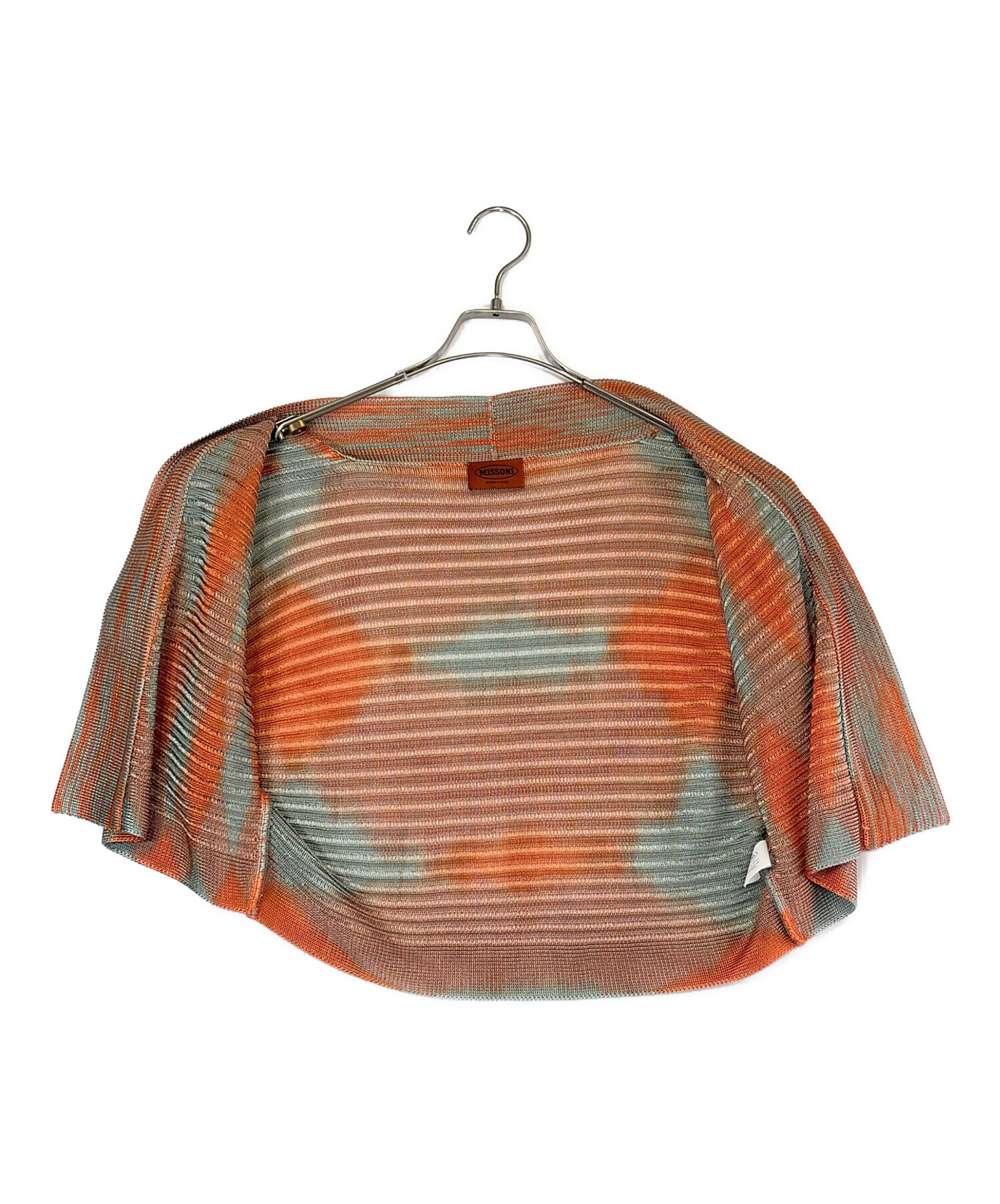 Missoni ミッソーニ、掛け布団カバー、オレンジ、波模様、コットン