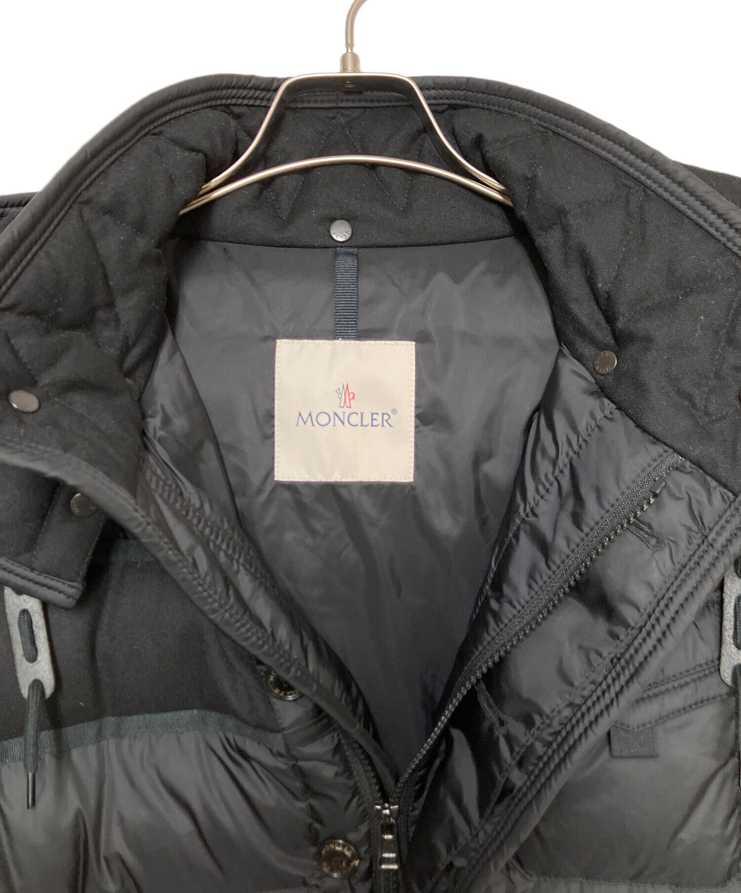 中古・古着通販】MONCLER (モンクレール) ダウンジャケット ブラック