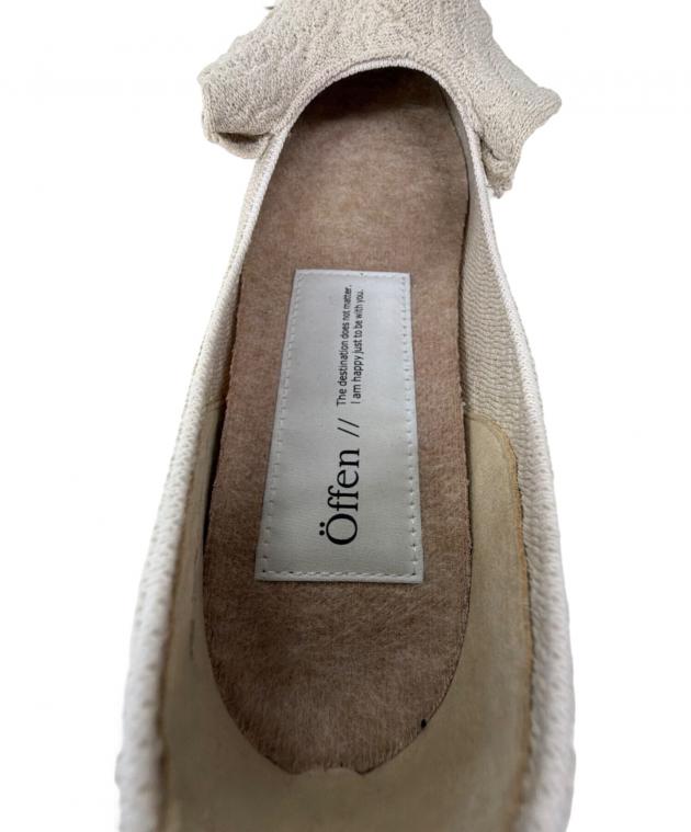中古・古着通販】Offen (オッフェン) フリル付フラットシューズ