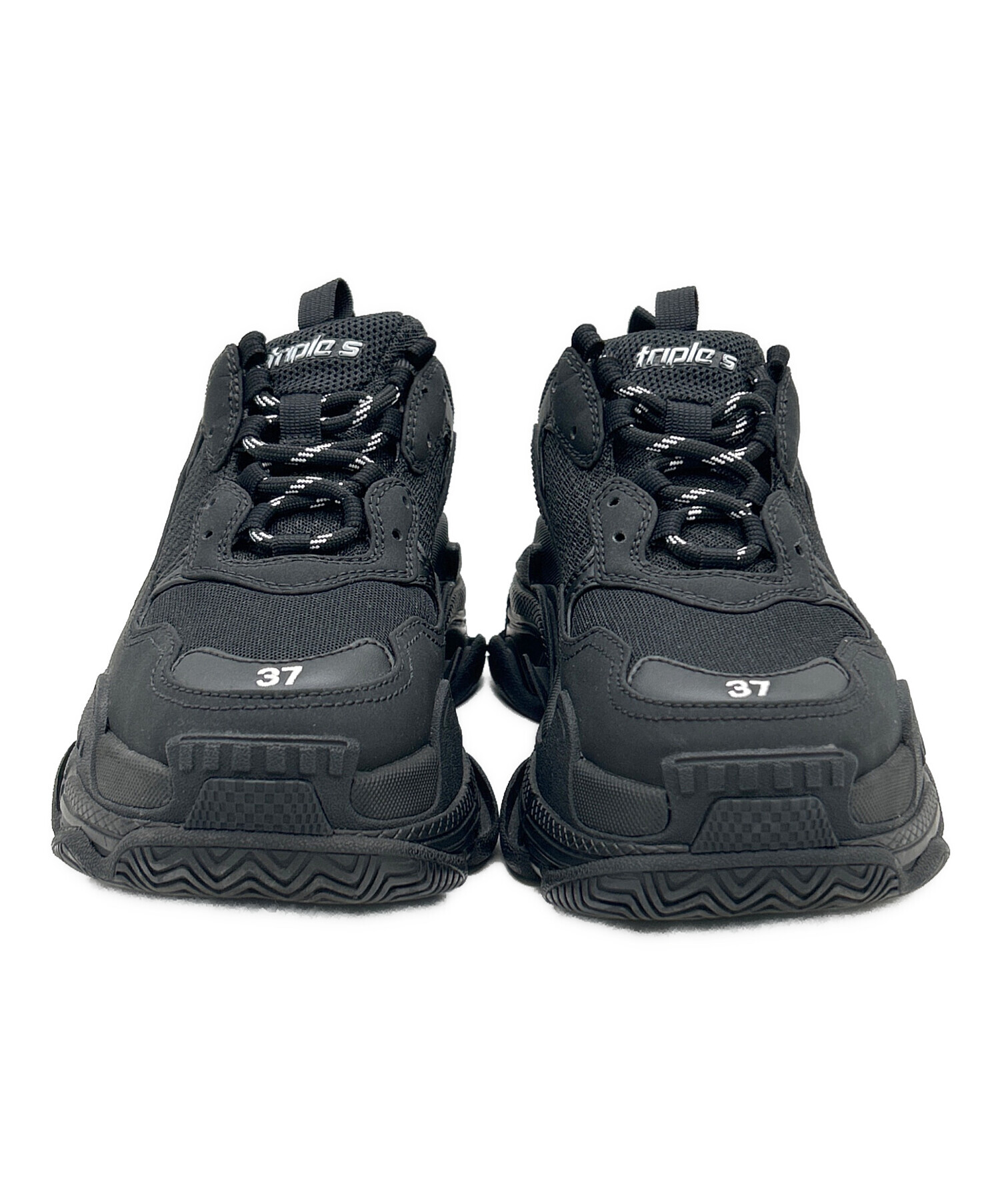 BALENCIAGA スニーカー 36 ブラック 中古・古着通販】BALENCIAGA (バレンシアガ) スニーカー ブラック