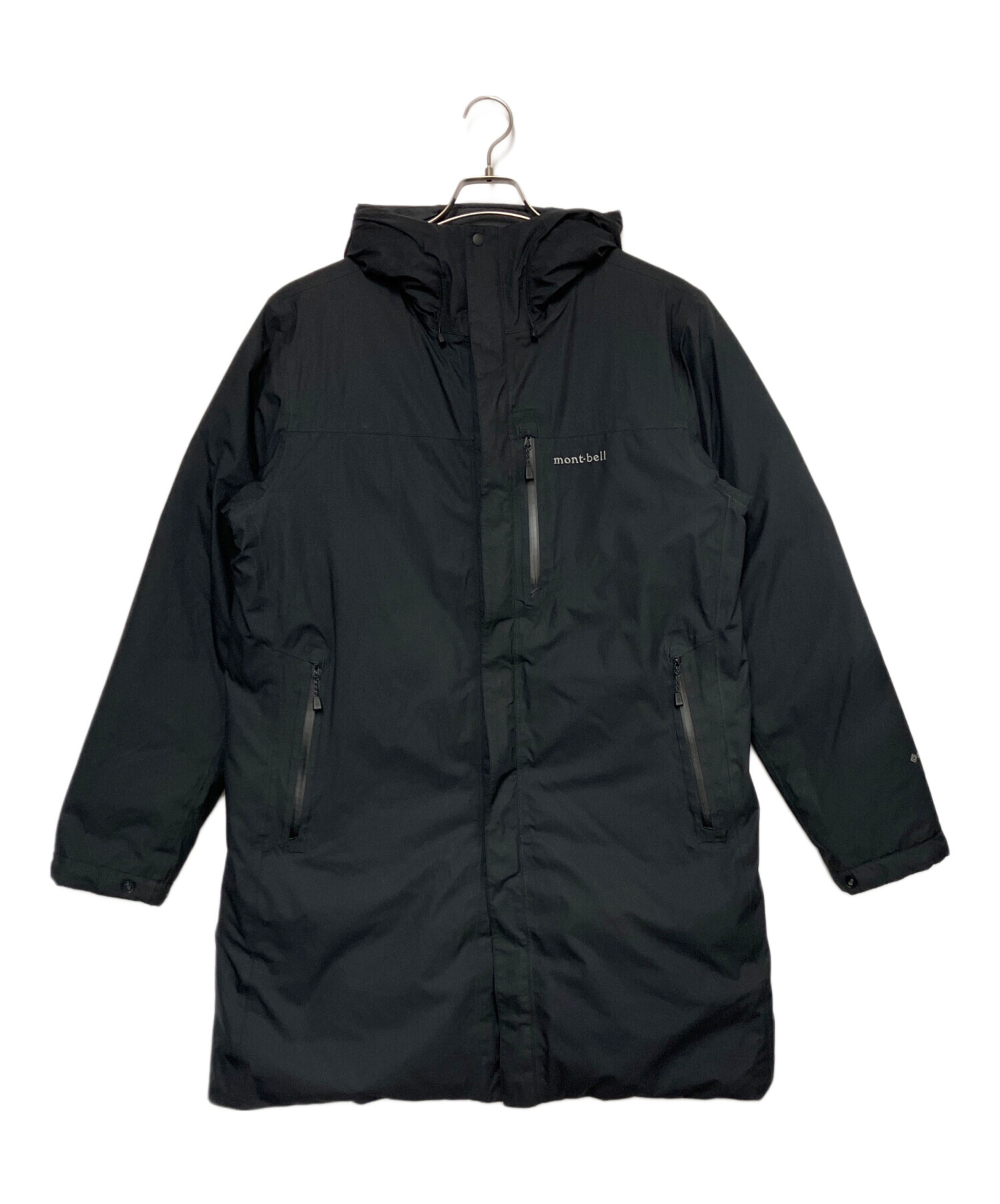 モンベル montbell トラベルダウンコート ジャケット L メンズ 黒 mont 