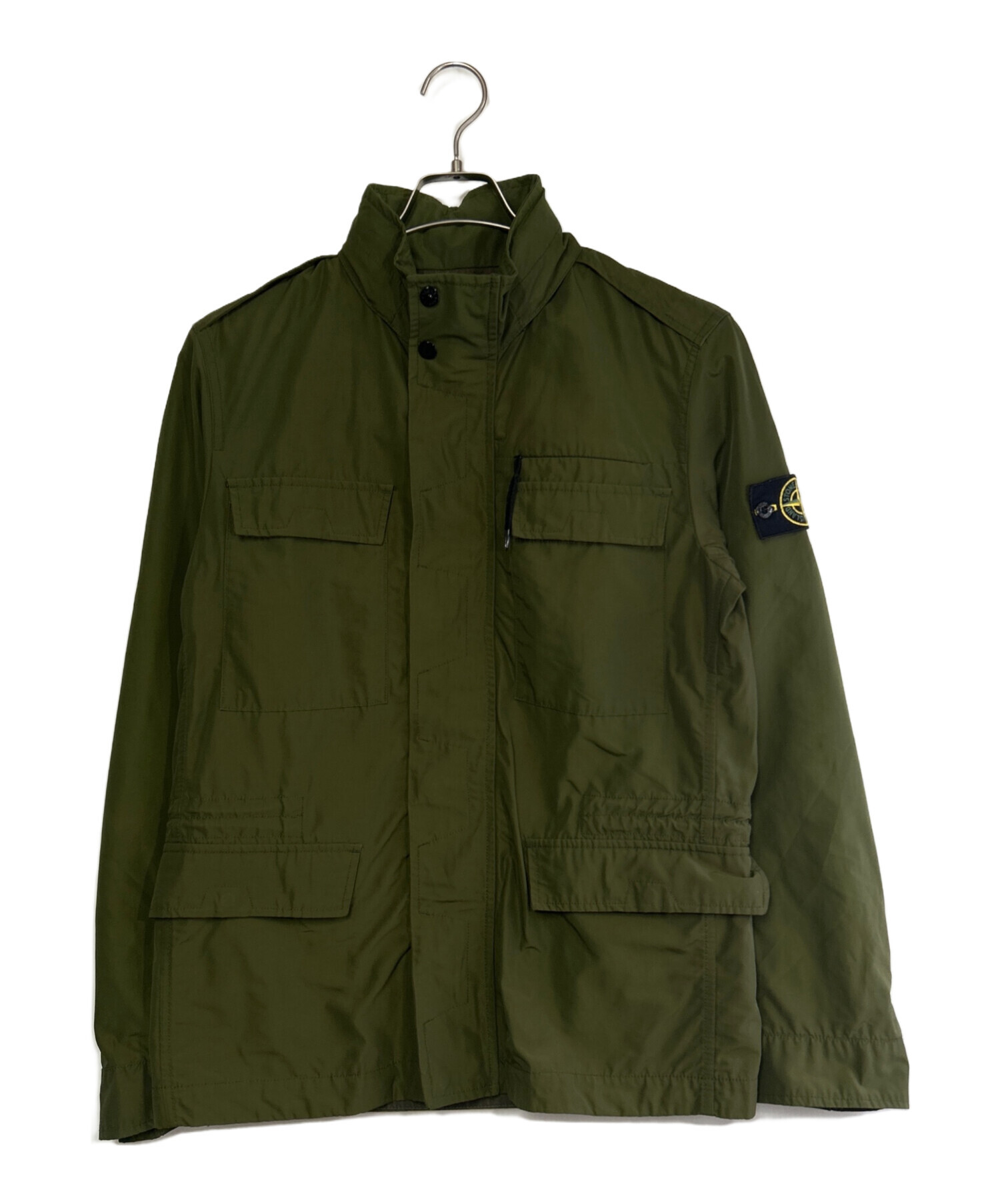 STONE  ナイロンジャケット オリーブ 中古・古着通販】STONE ISLAND (ストーンアイランド) ナイロン