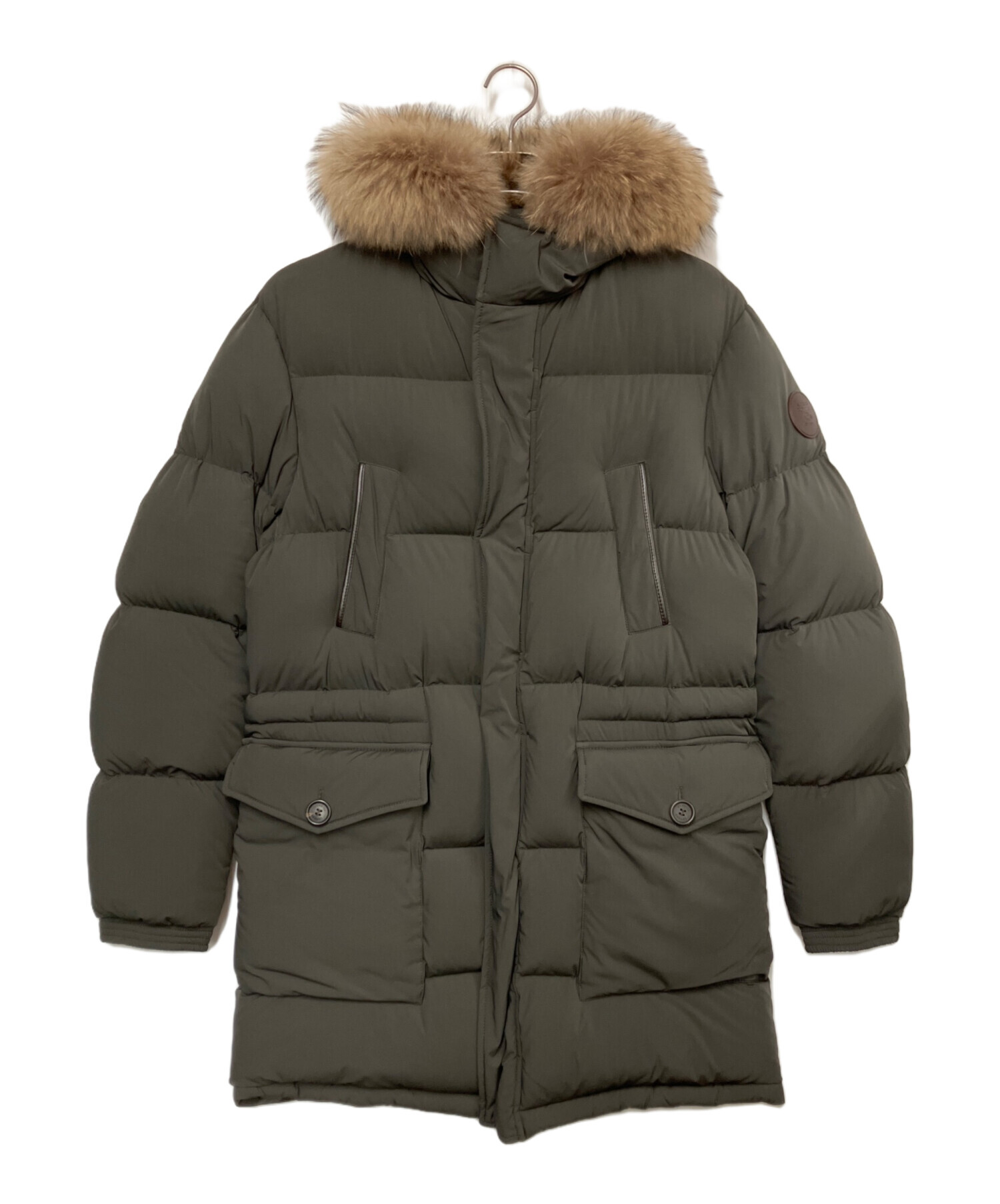 中古・古着通販】dunhill (ダンヒル) ダウンコート オリーブ サイズ