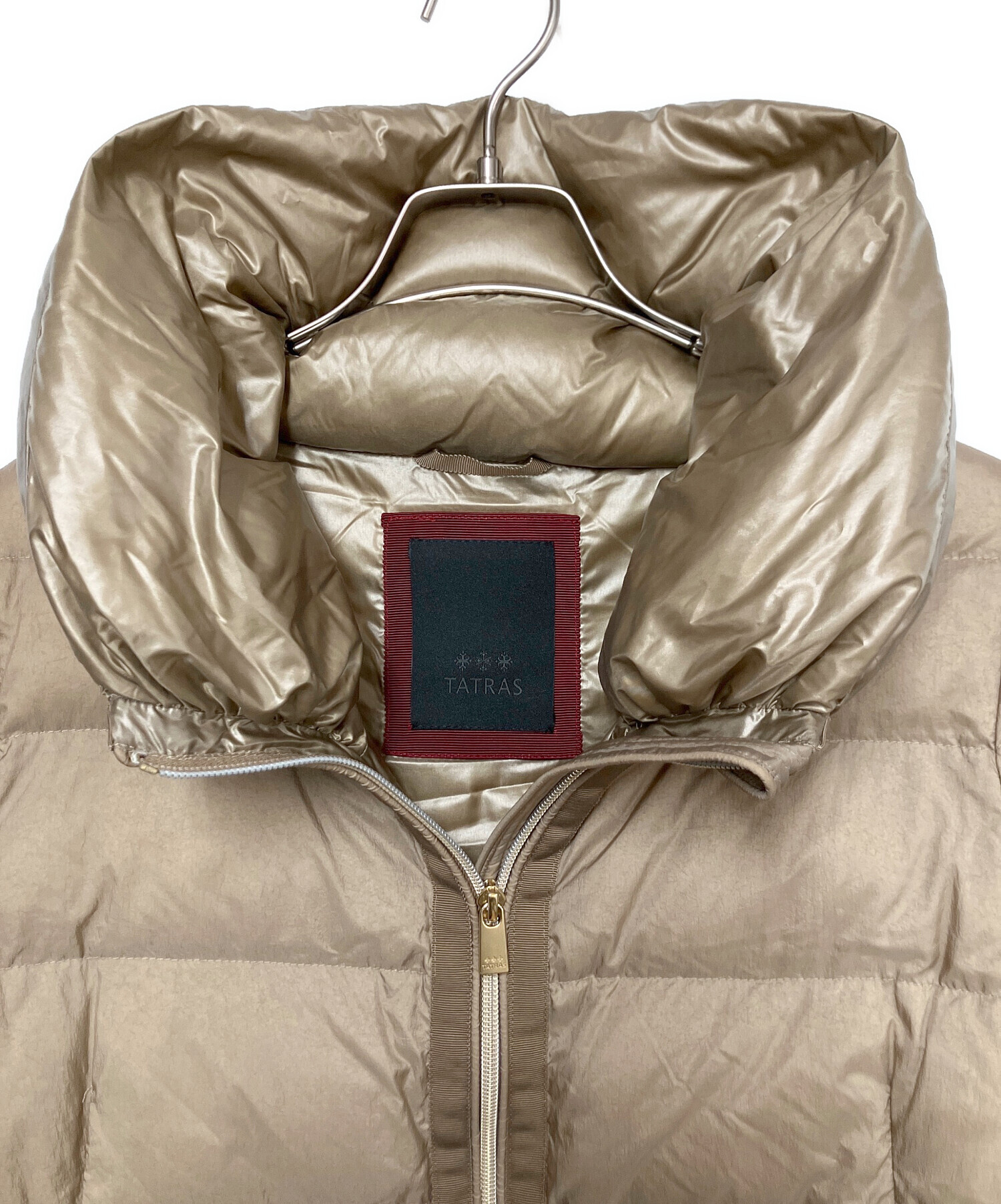 中古・古着通販】TATRAS (タトラス) ダウンジャケット ベージュ サイズ