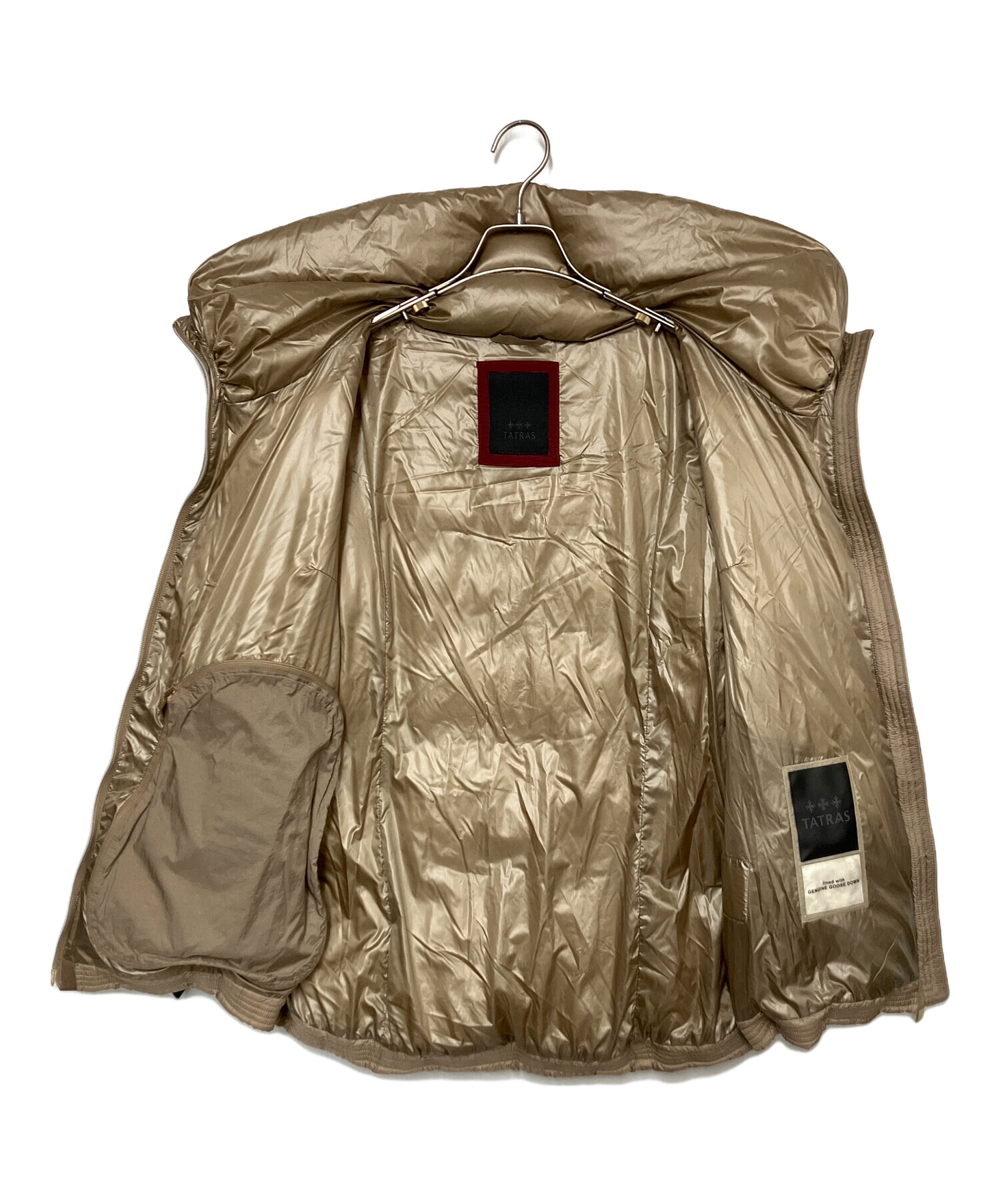 中古・古着通販】TATRAS (タトラス) ダウンジャケット ベージュ サイズ