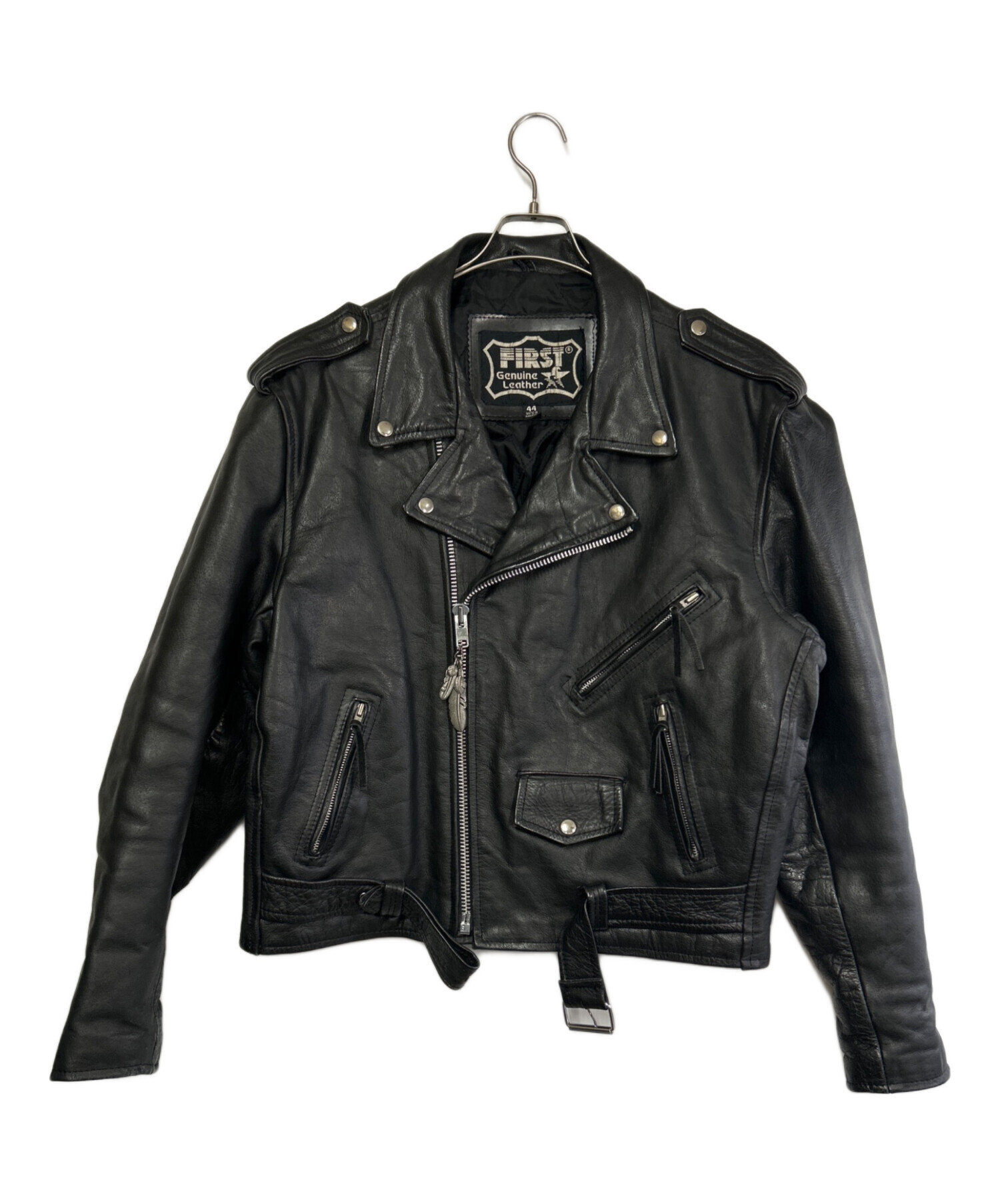 中古・古着通販】FIRST (ファースト) レザーライダースジャケット