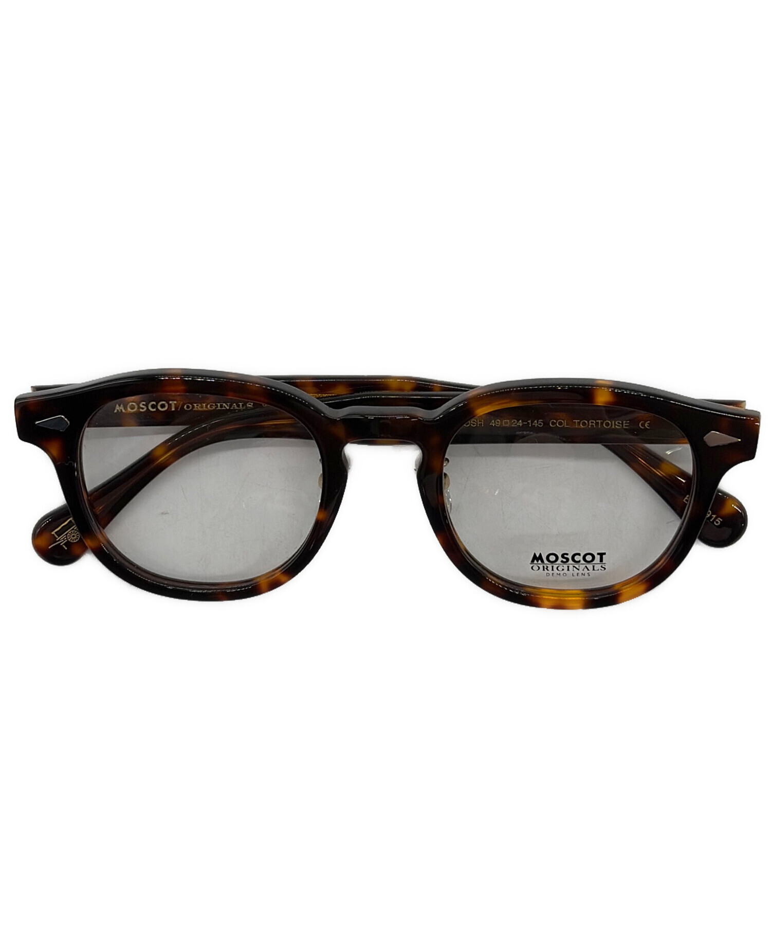 中古・古着通販】MOSCOT (モスコット) 伊達眼鏡 ブラウン サイズ:49