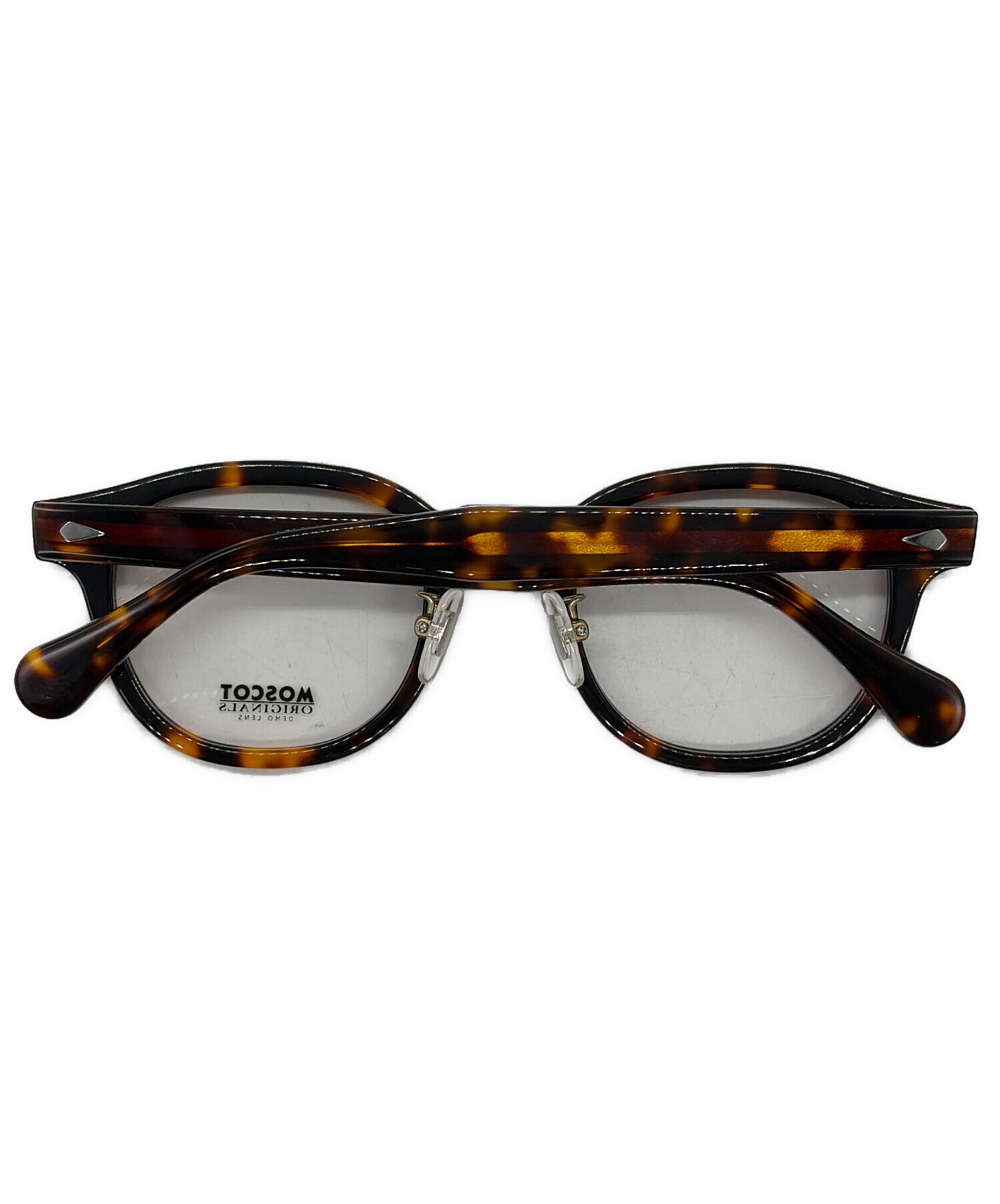 中古・古着通販】MOSCOT (モスコット) 伊達眼鏡 ブラウン サイズ:49