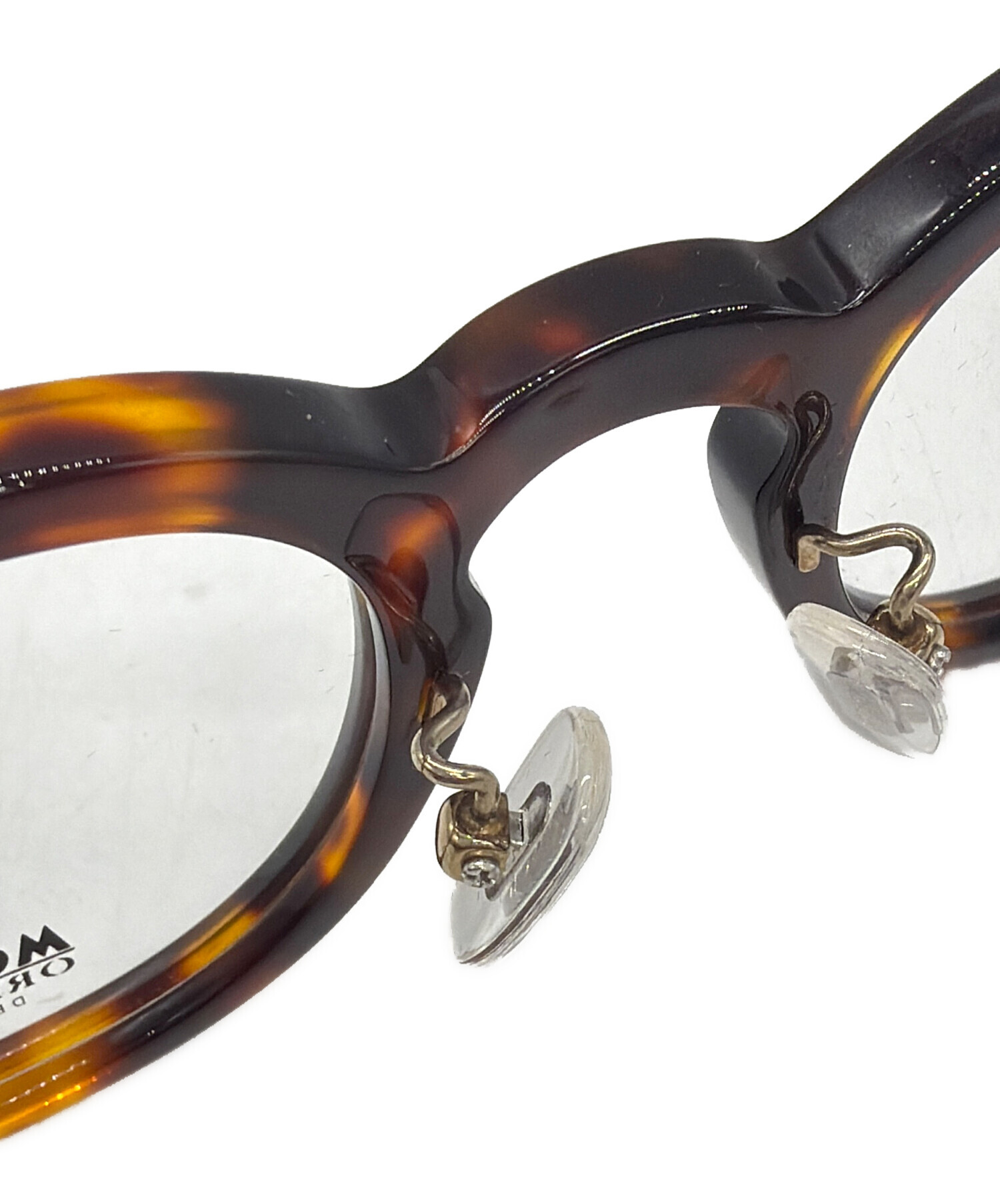 中古・古着通販】MOSCOT (モスコット) 伊達眼鏡 ブラウン サイズ:49