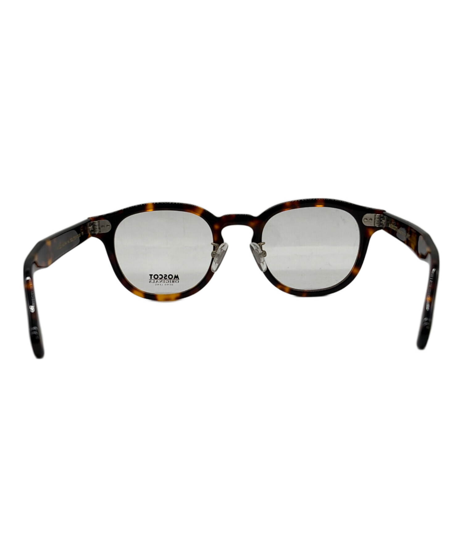 中古・古着通販】MOSCOT (モスコット) 伊達眼鏡 ブラウン サイズ:49