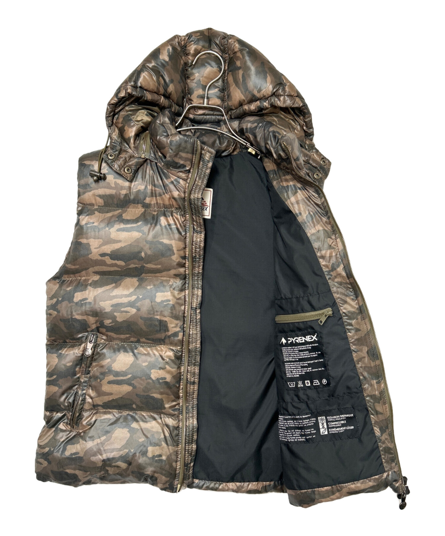 中古・古着通販】Pyrenex (ピレネックス) ダウンベスト グリーン