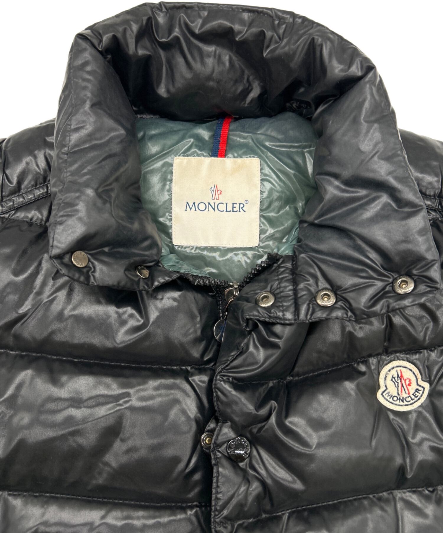 中古・古着通販】MONCLER (モンクレール) ダウンベスト ブラック 