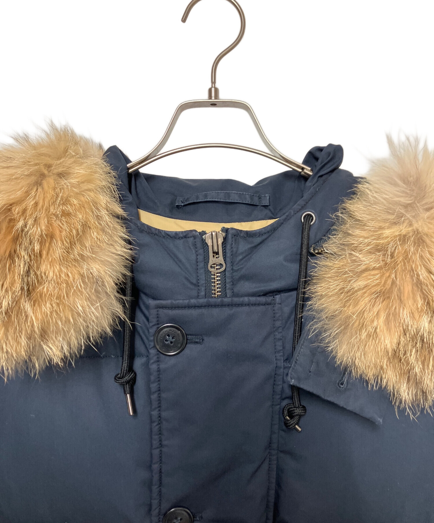 中古・古着通販】WOOLRICH (ウールリッチ) ダウンジャケット ネイビー