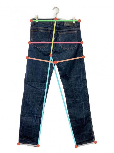 【新品未使用】　MARNI デニム 中古・古着通販】MARNI (マルニ) チェック切替デニムパンツ インディゴ