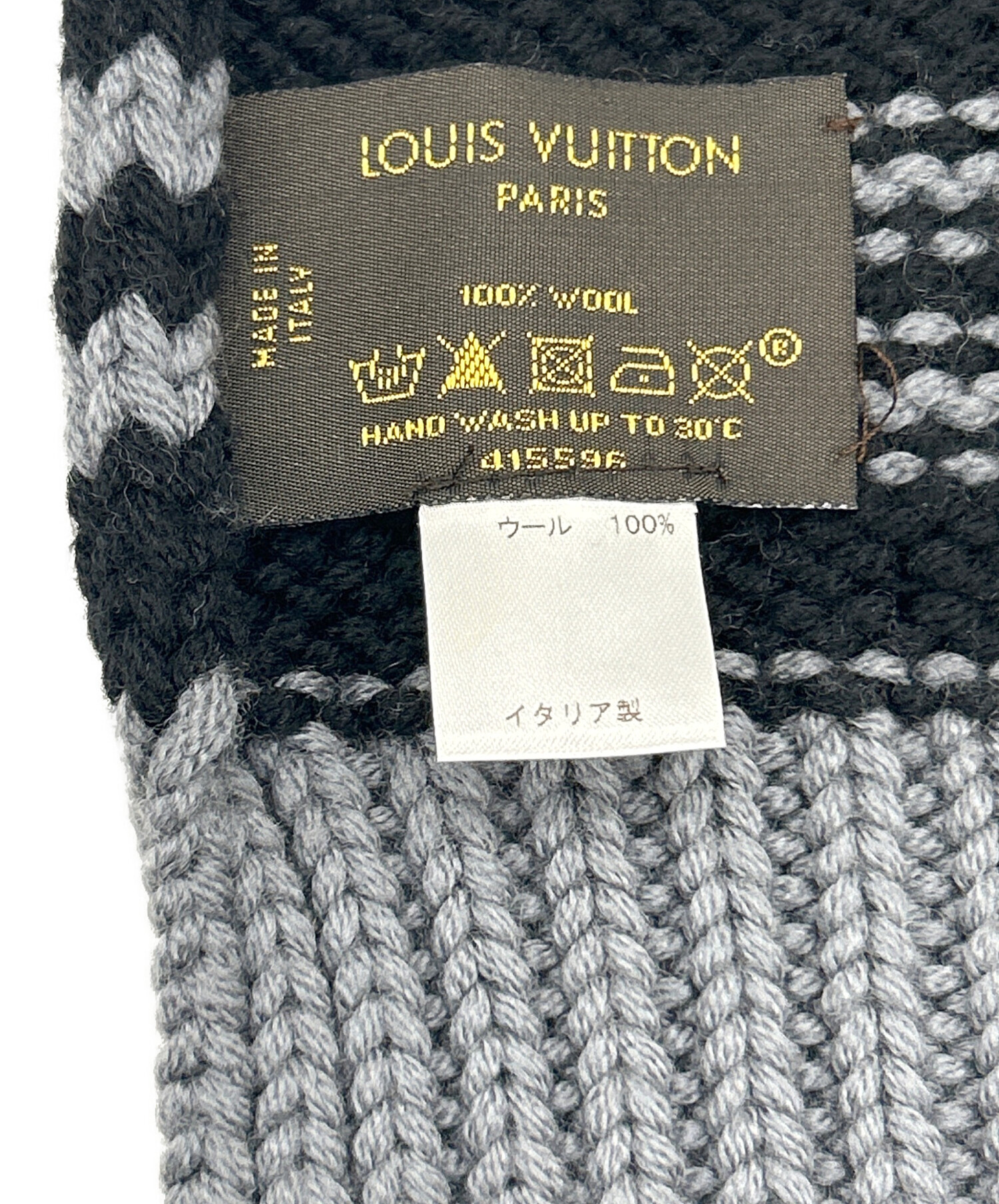 中古・古着通販】LOUIS VUITTON (ルイ ヴィトン) マフラー グレー