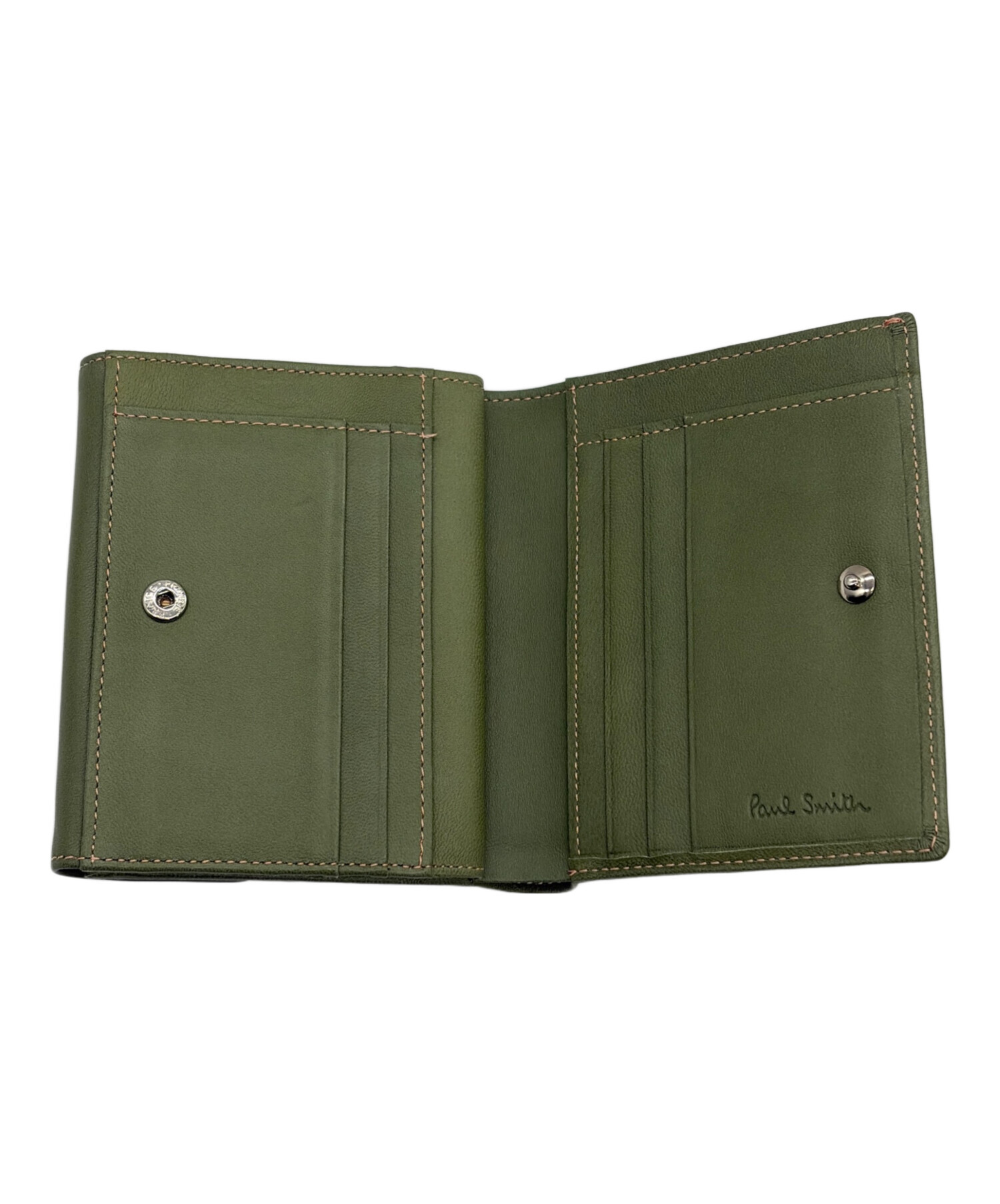 中古・古着通販】Paul Smith (ポールスミス) 2つ折り財布 グリーン