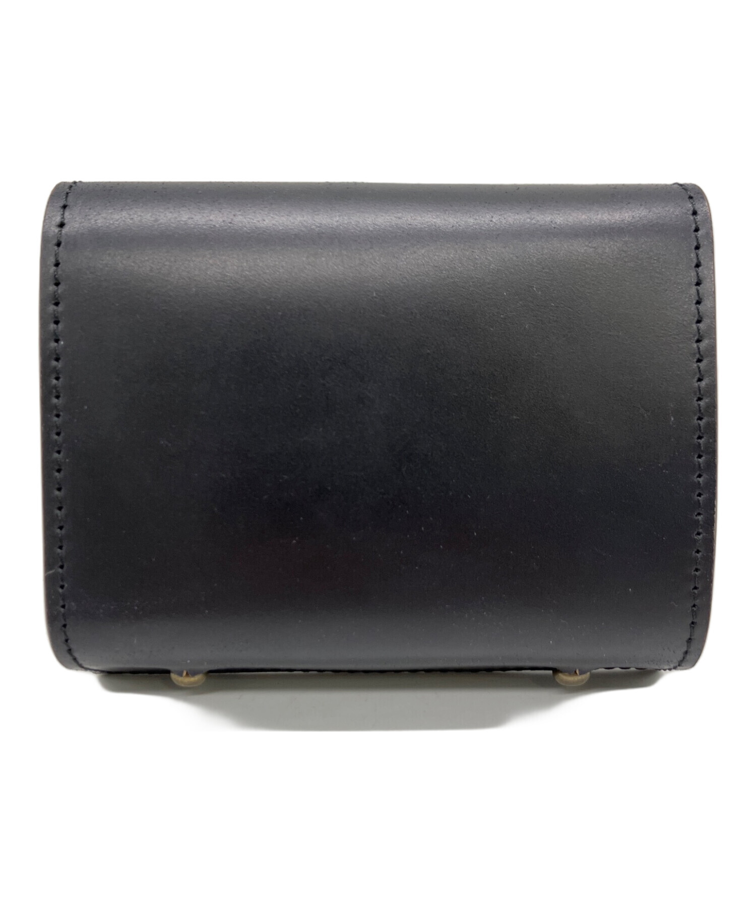 中古・古着通販】M+ (エムピウ) 3つ折り財布 ブラック 未使用品 