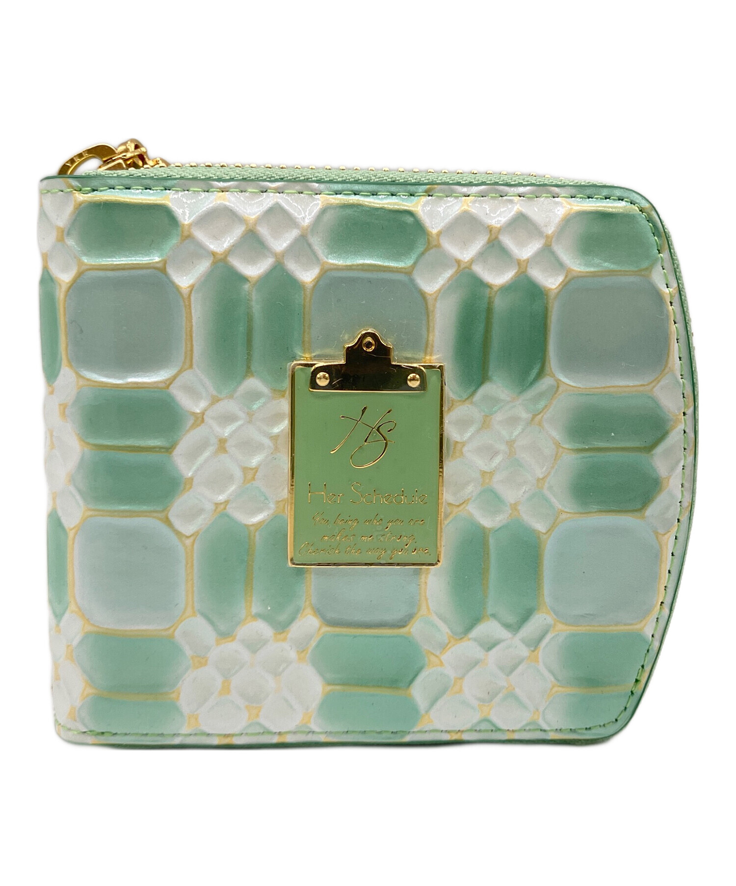 「新品未使用」 Her Schedule ハースケジュール 二つ折り財布 中古・古着通販】HER SCHEDULE (ハースケジュール) 2つ折り財布