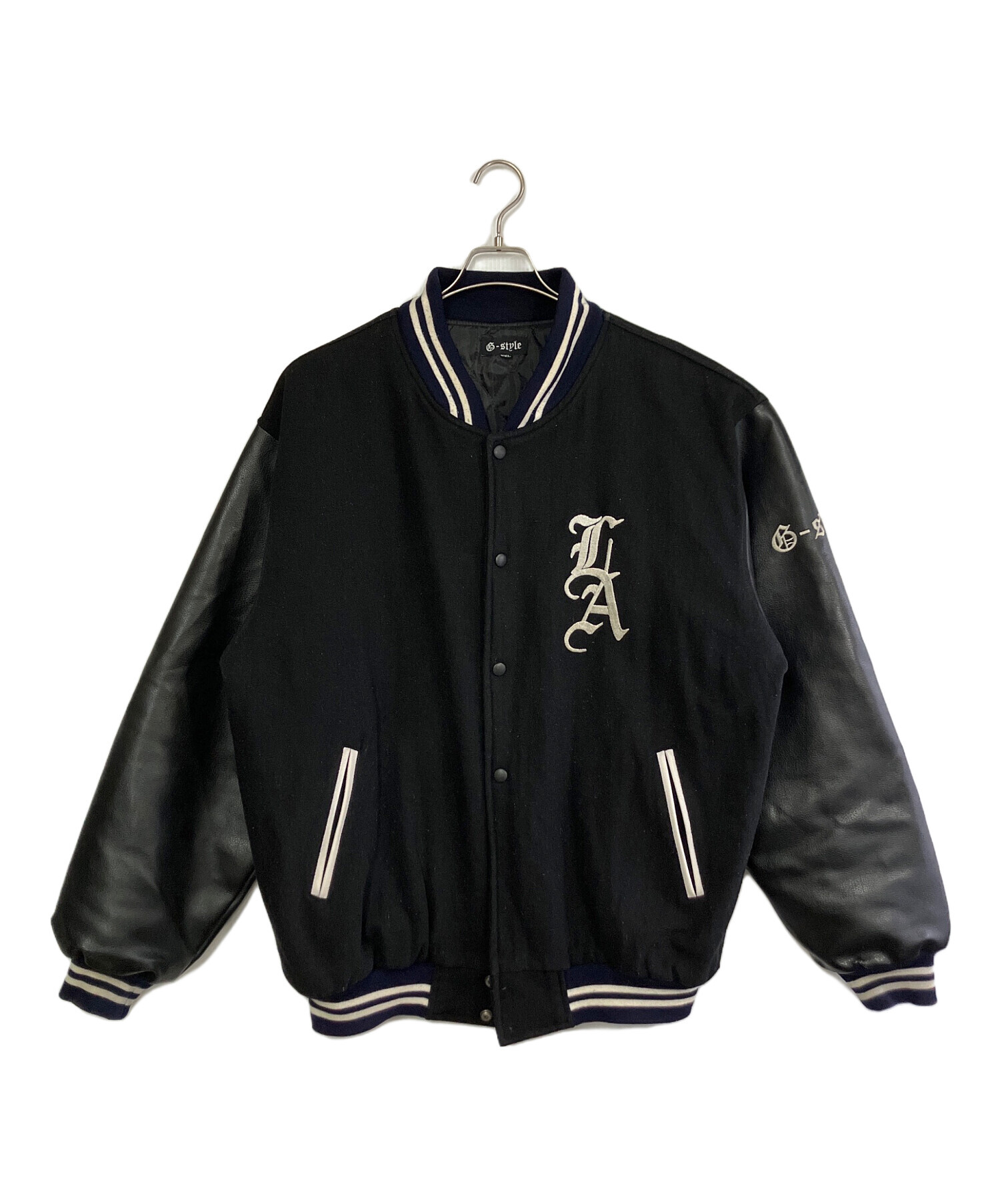 中古・古着通販】G-STYLE (ジースタイル) スタジャン ブラック サイズ