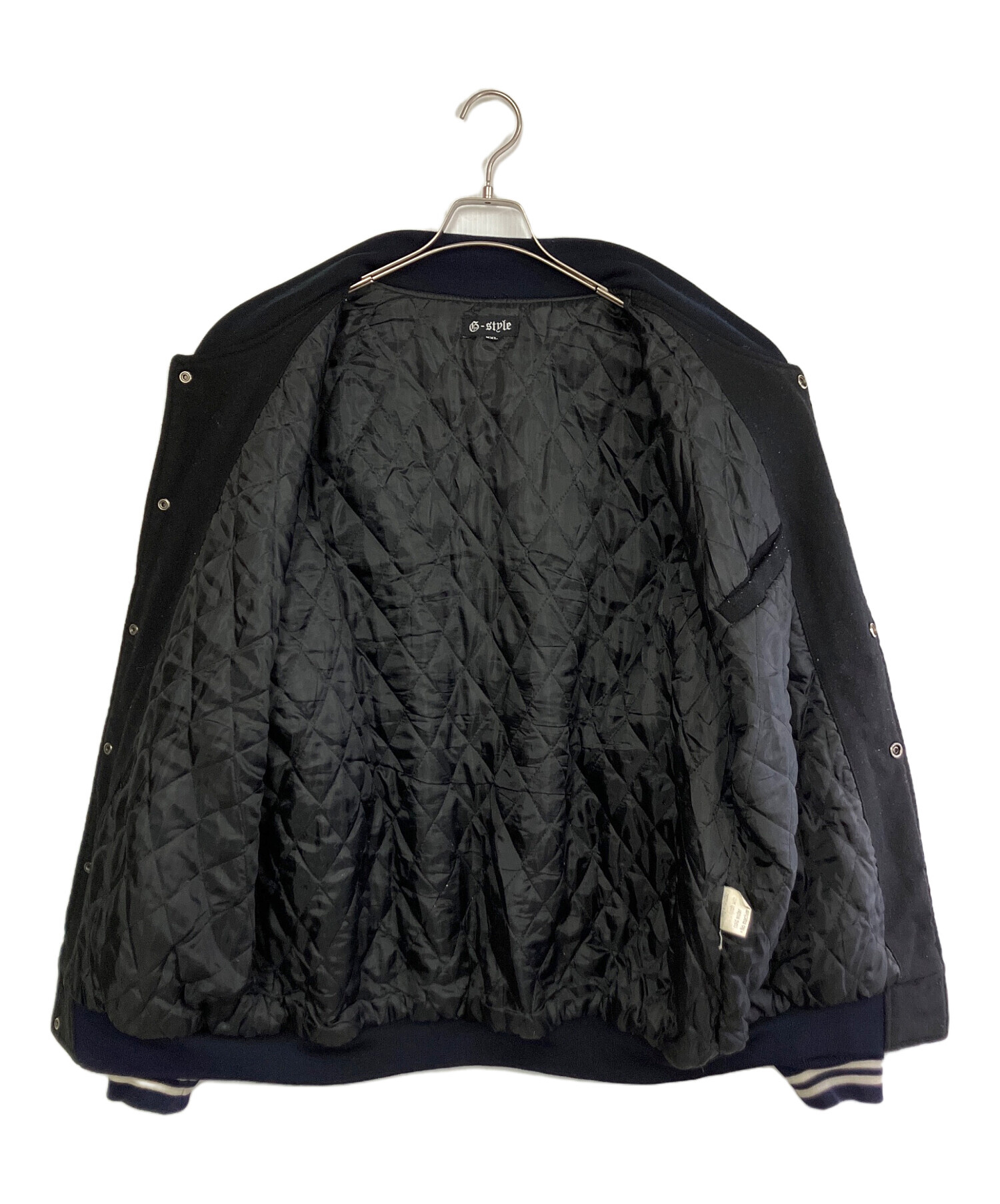 中古・古着通販】G-STYLE (ジースタイル) スタジャン ブラック サイズ